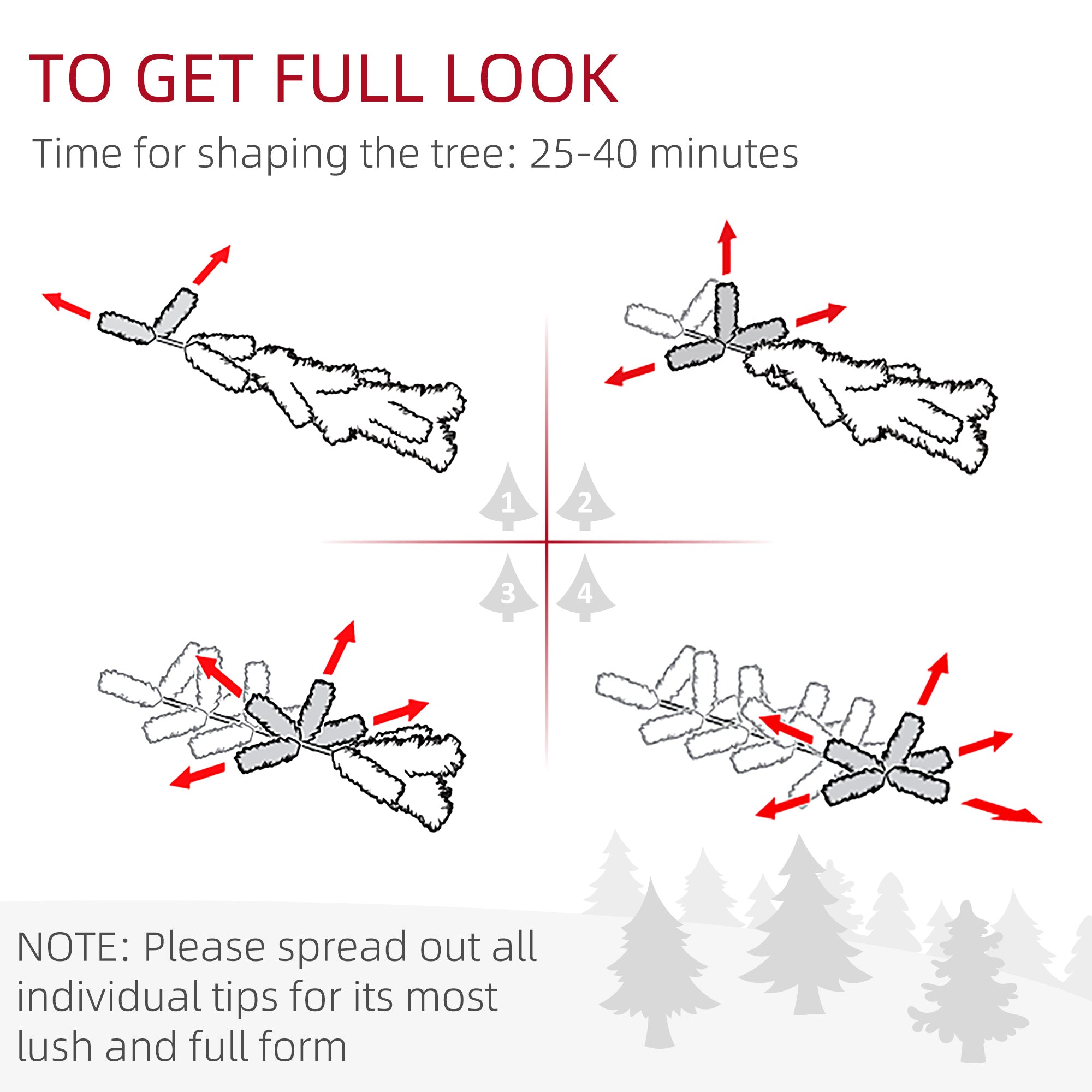 HOMOM 7.5ft Flocked Christmas Tree, Pencil Artificial Xmas Tree with Faux Snow, Dense Branches, Foldable Metal Base for Indoor Holiday Decor