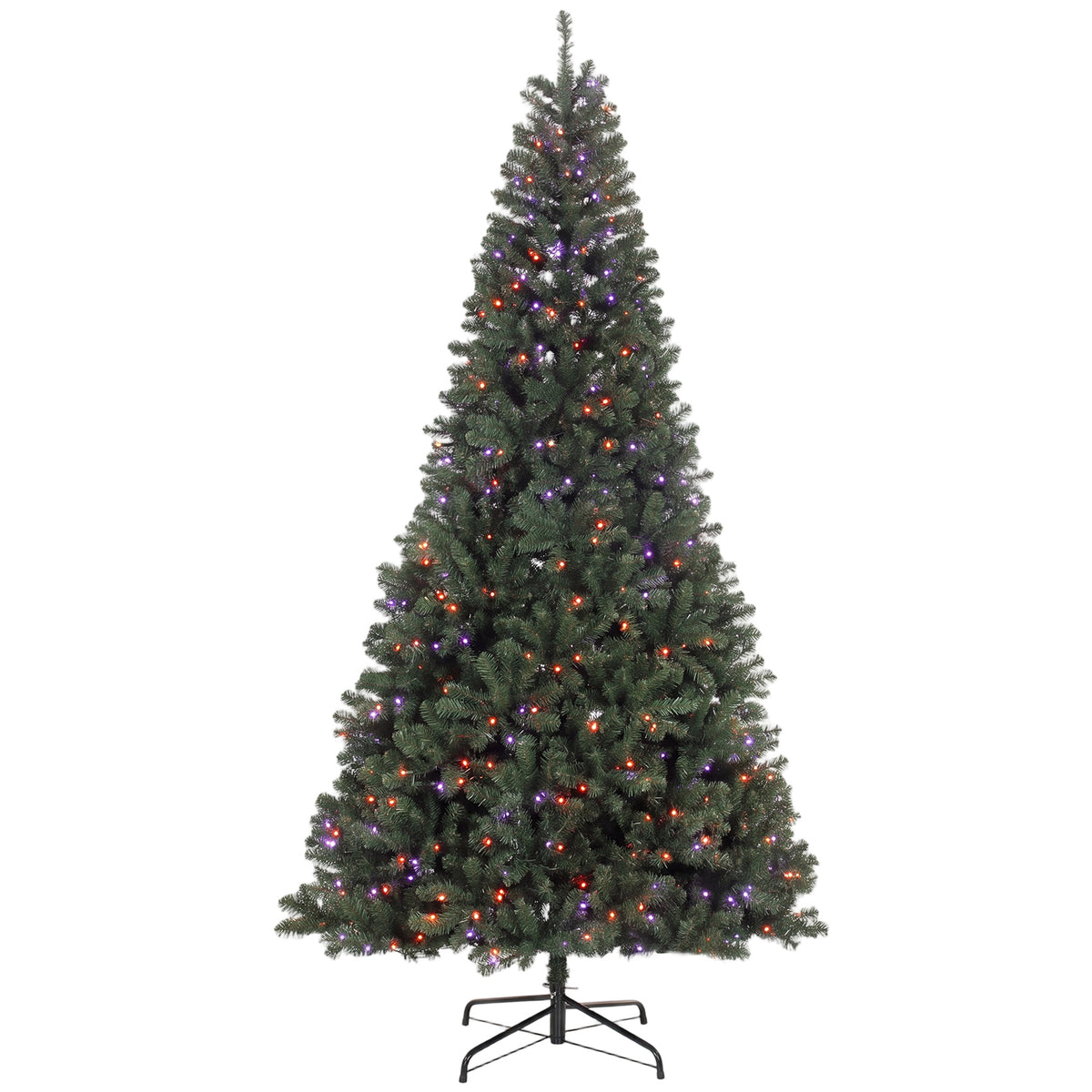 9ft Prelit Christmas Tree with RGB Dynamic LEDs, Remote Control, Daily Timer, Hinged Xmas Tree, Easy Assembly