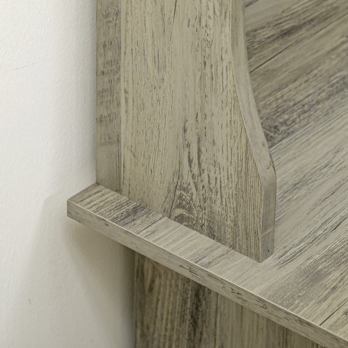 Hall Tree with Shoe Storage Bench Entryway Bench for Living Room, Grey