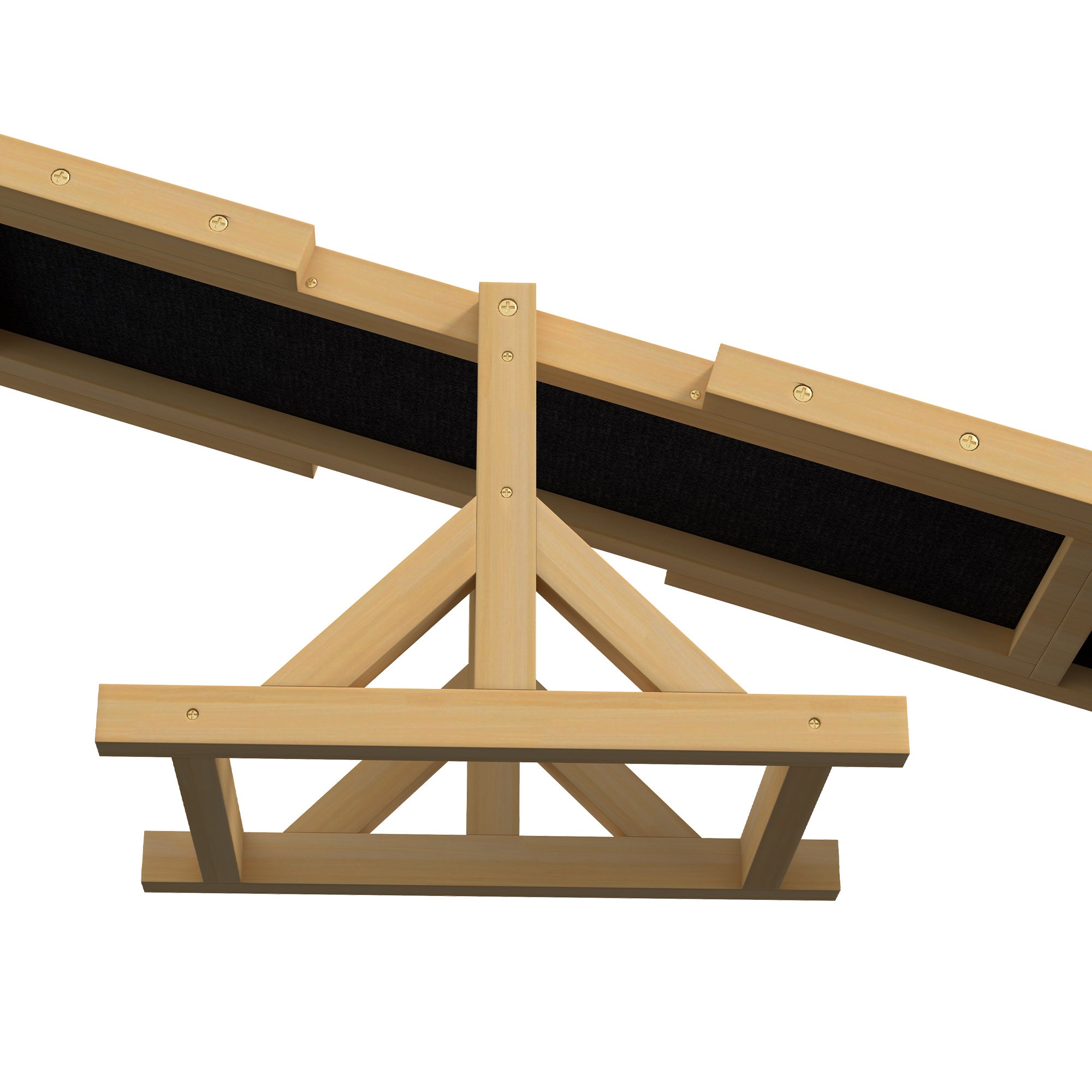 Wooden Dog Agility Seesaw for Training and Exercise, Yellow - Yellow - Image 8