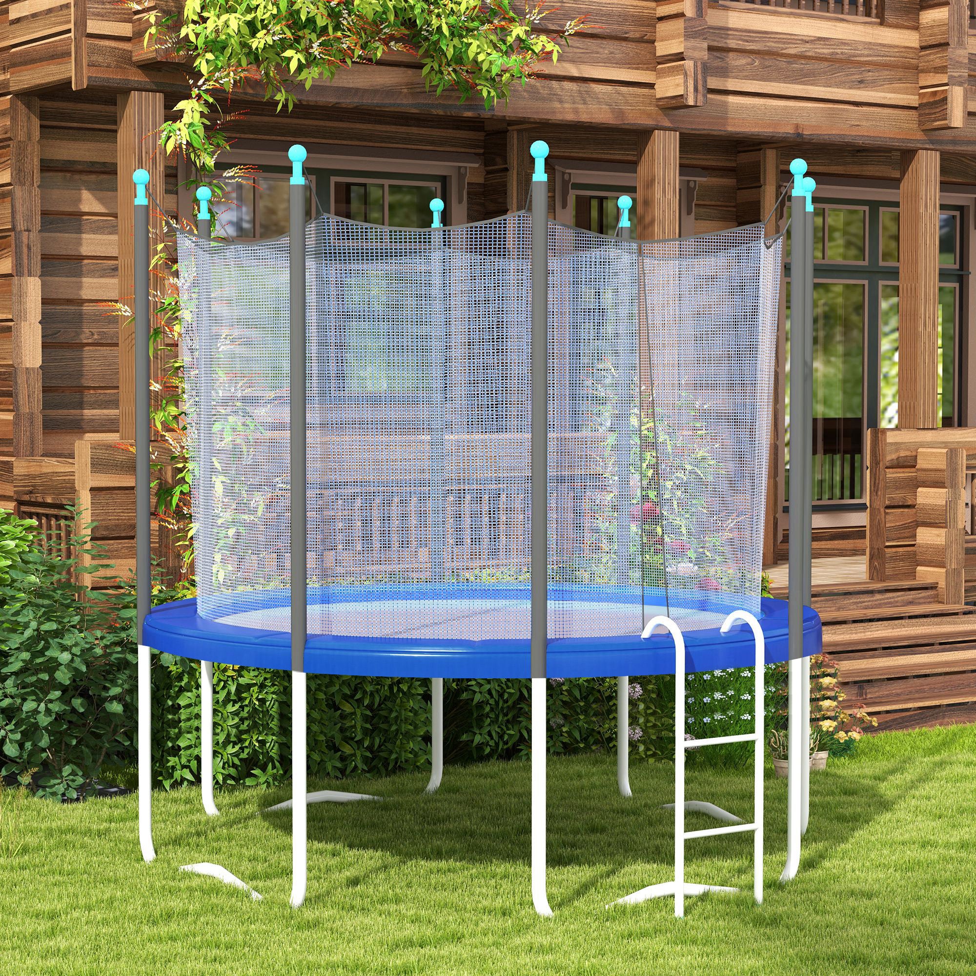 12FT Trampoline Spring Cover, Safety Trampoline Pad Replacement, Waterproof and Tear Resistant, All Weather Trampoline Accessories, Blue