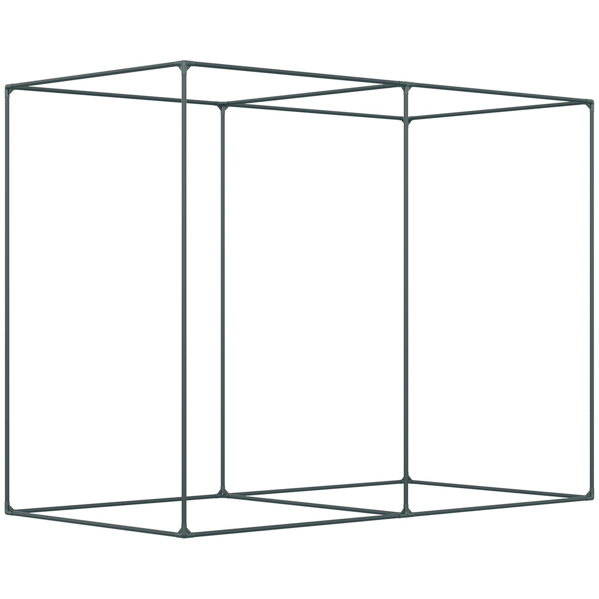 6' x 3' x 5' Crop Cage, Plant Protection Tent with Zippered Doors for Vegetable Garden, Backyard, Green - Green - Image 8