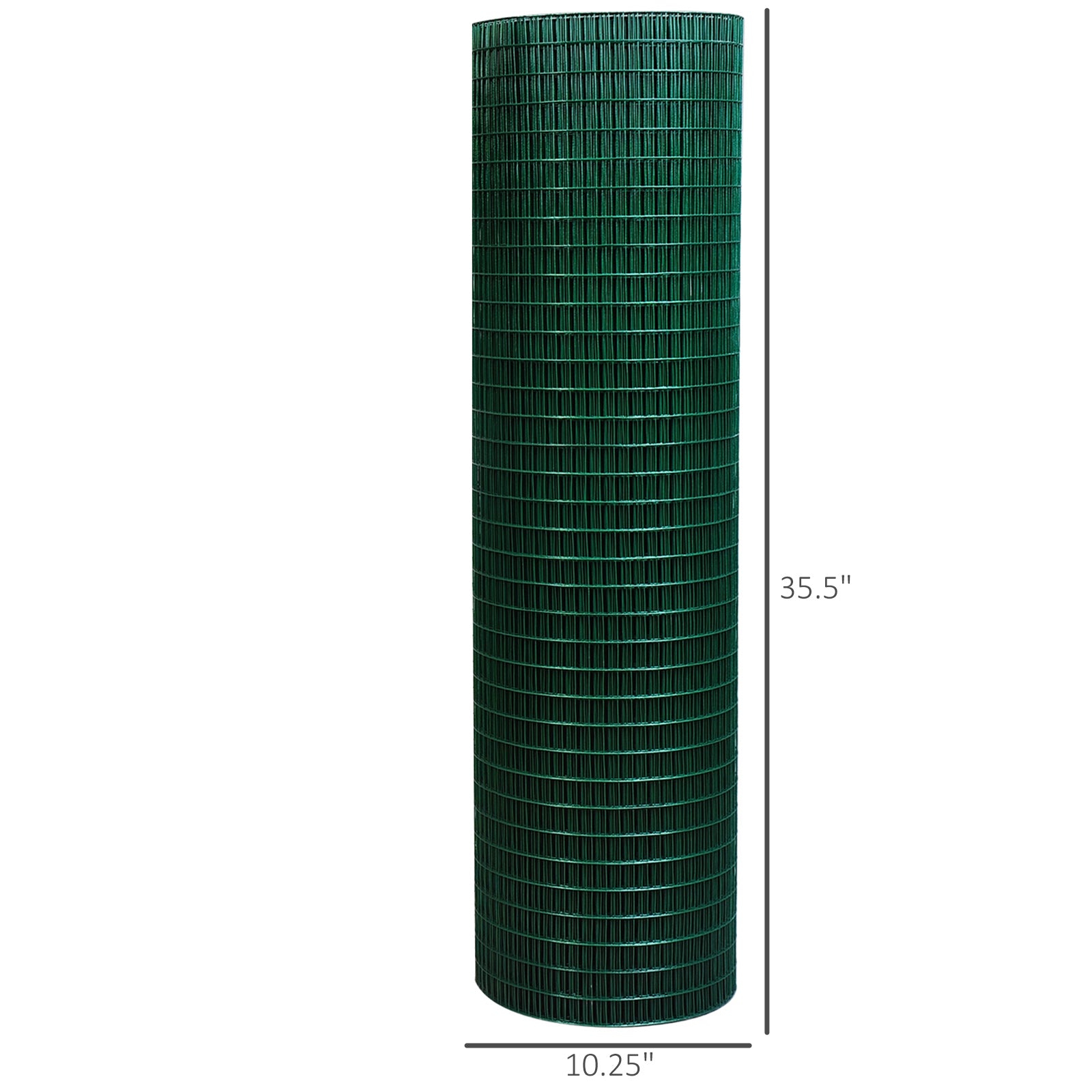 PVC Coated Steel Chicken Rabbit Mesh Fencing Wire Garden Galvanized Fence Border - Dark Green - Image 3