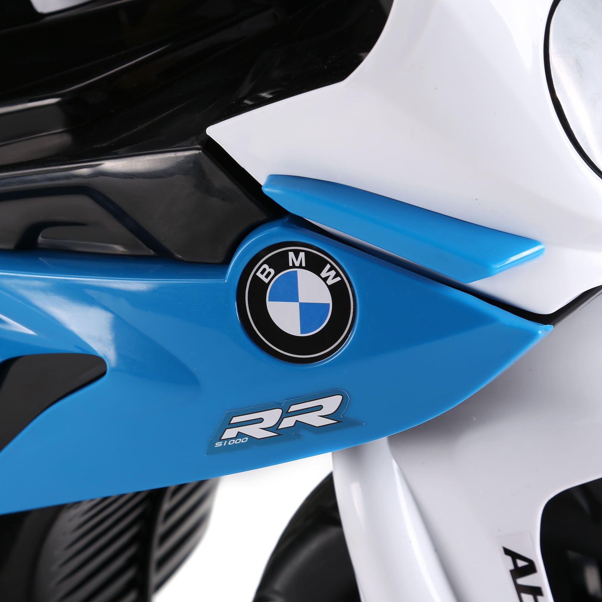 6V 3 Wheeled Electric Motorcycle, Kids Motorcycle Licensed BMW with Headlight, Music, Blue