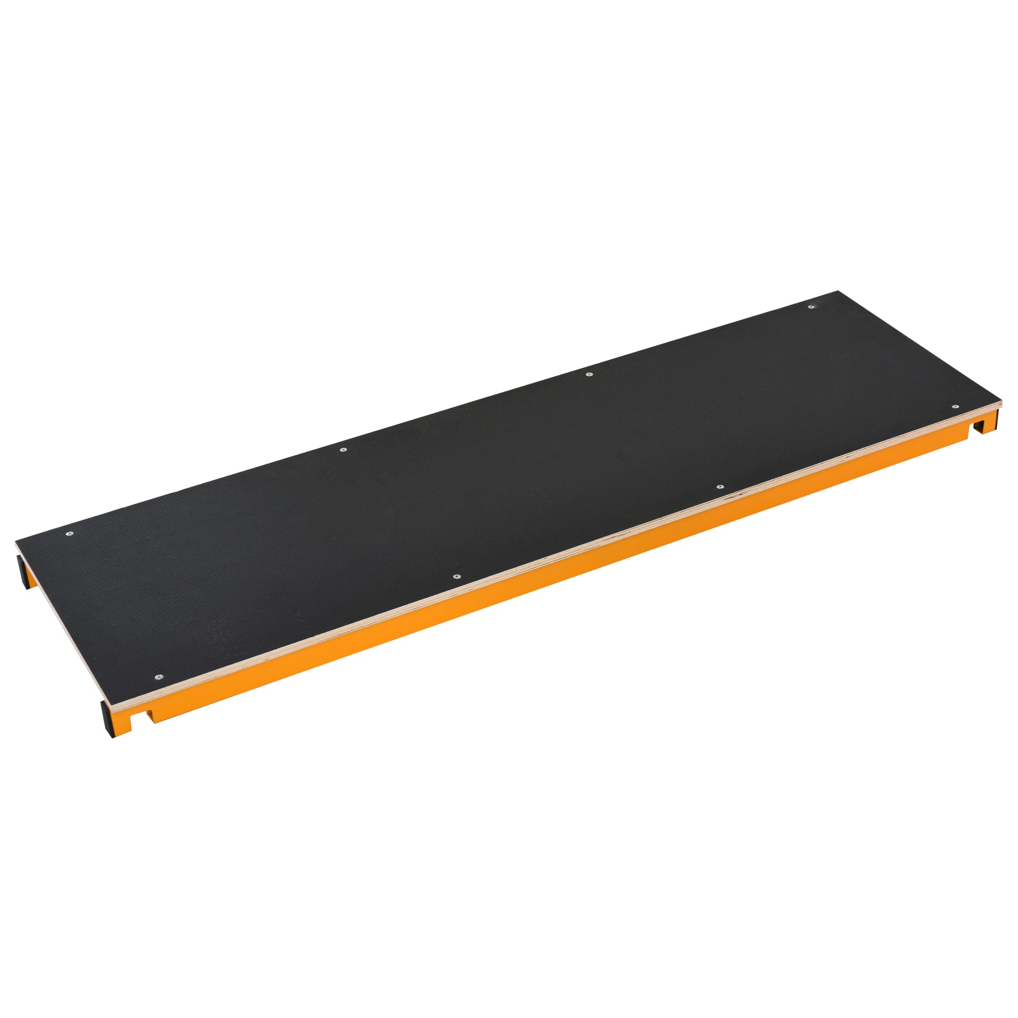 4-Step Steel 4.6 x 2 x 6 ft. Scaffold 2 Wheels Free Moving for Indoor & Outdoor Decoration Anti-Skid, 440 Pound Capacity