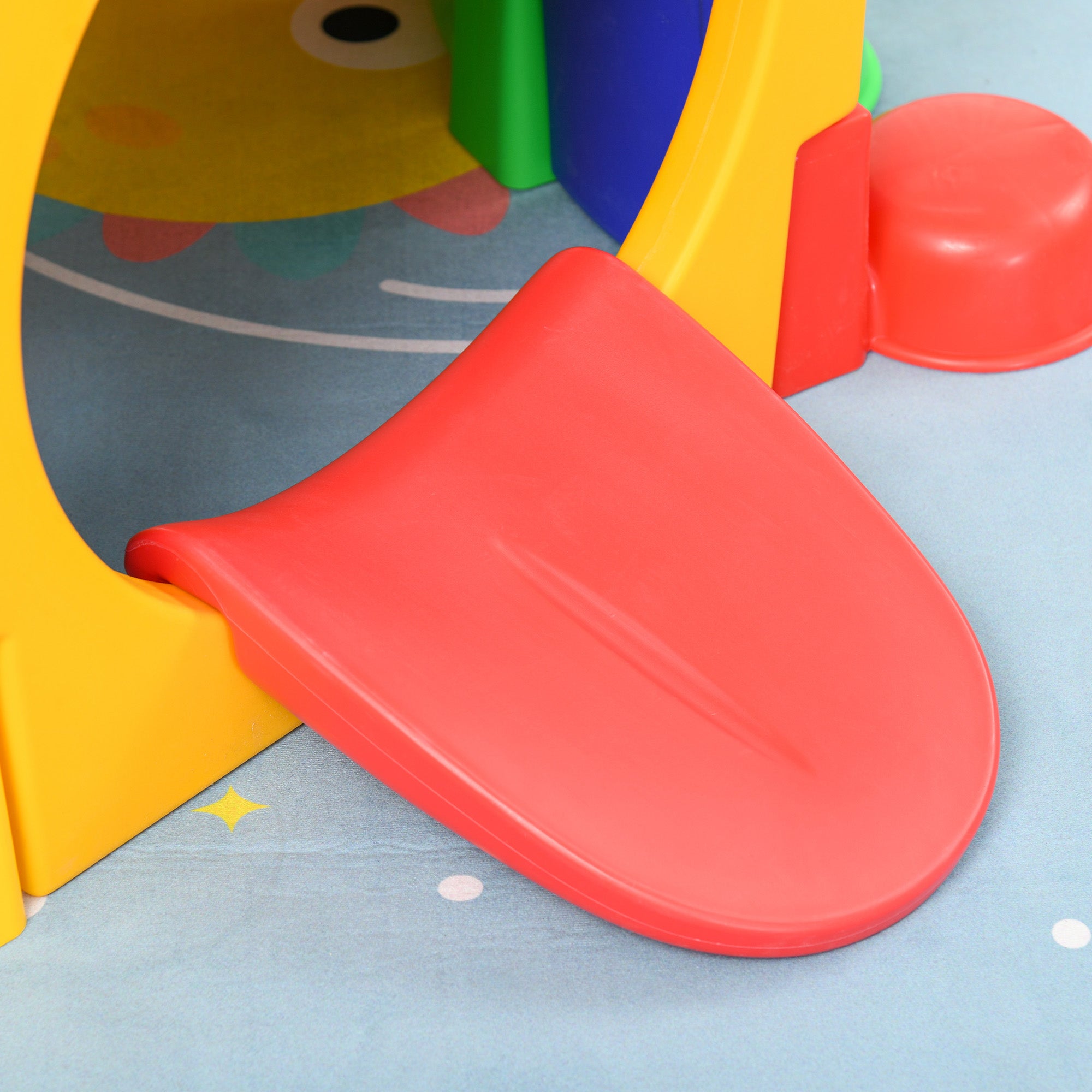 Caterpillar Play Tunnel, Toddler Tunnel for Kids Crawl and Climb Through, Kids' Play Structure Indoor Outdoor, 4 Sections, Multicolored