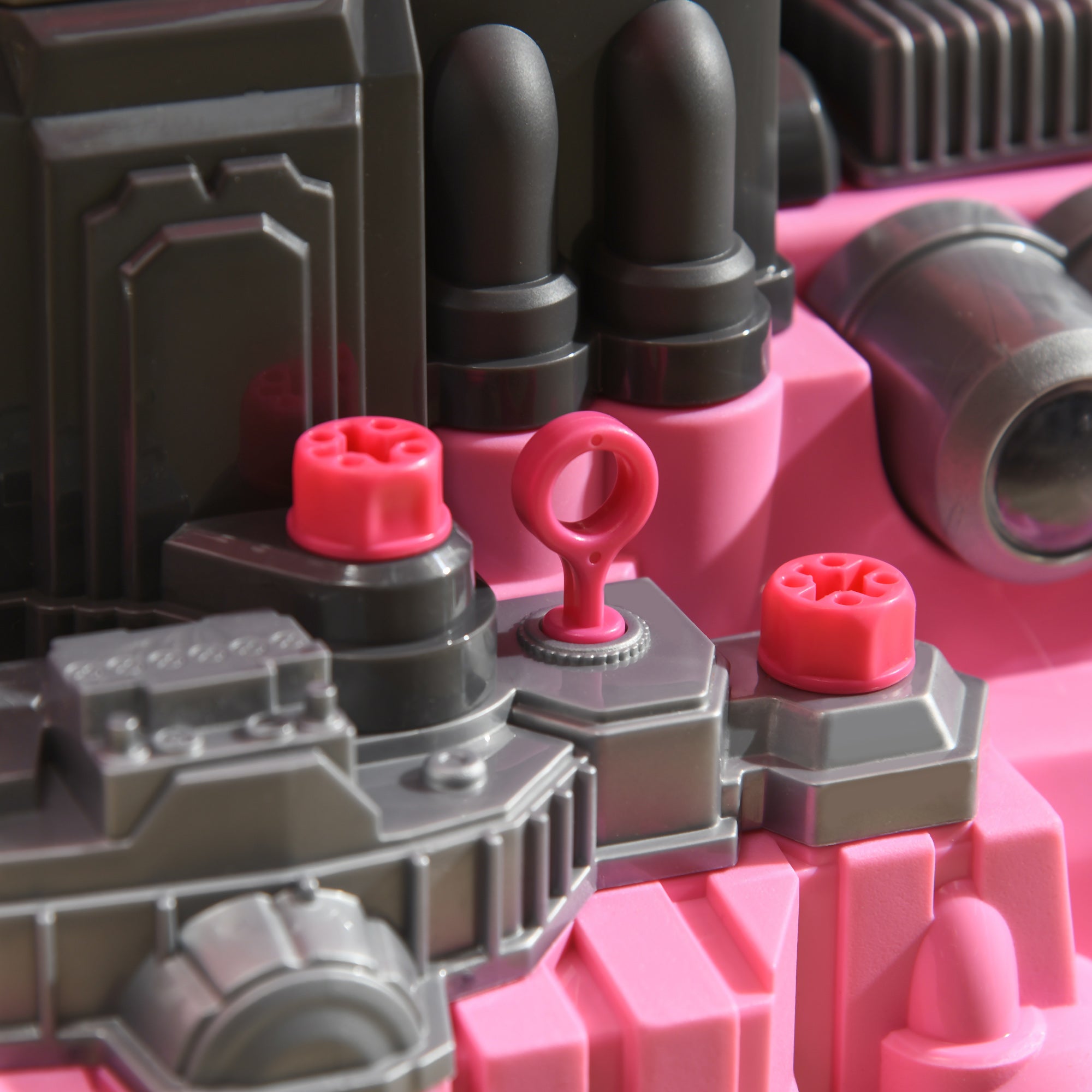 Mechanic Kids Truck Engine Toy Set, Car Service Play Set, Pink