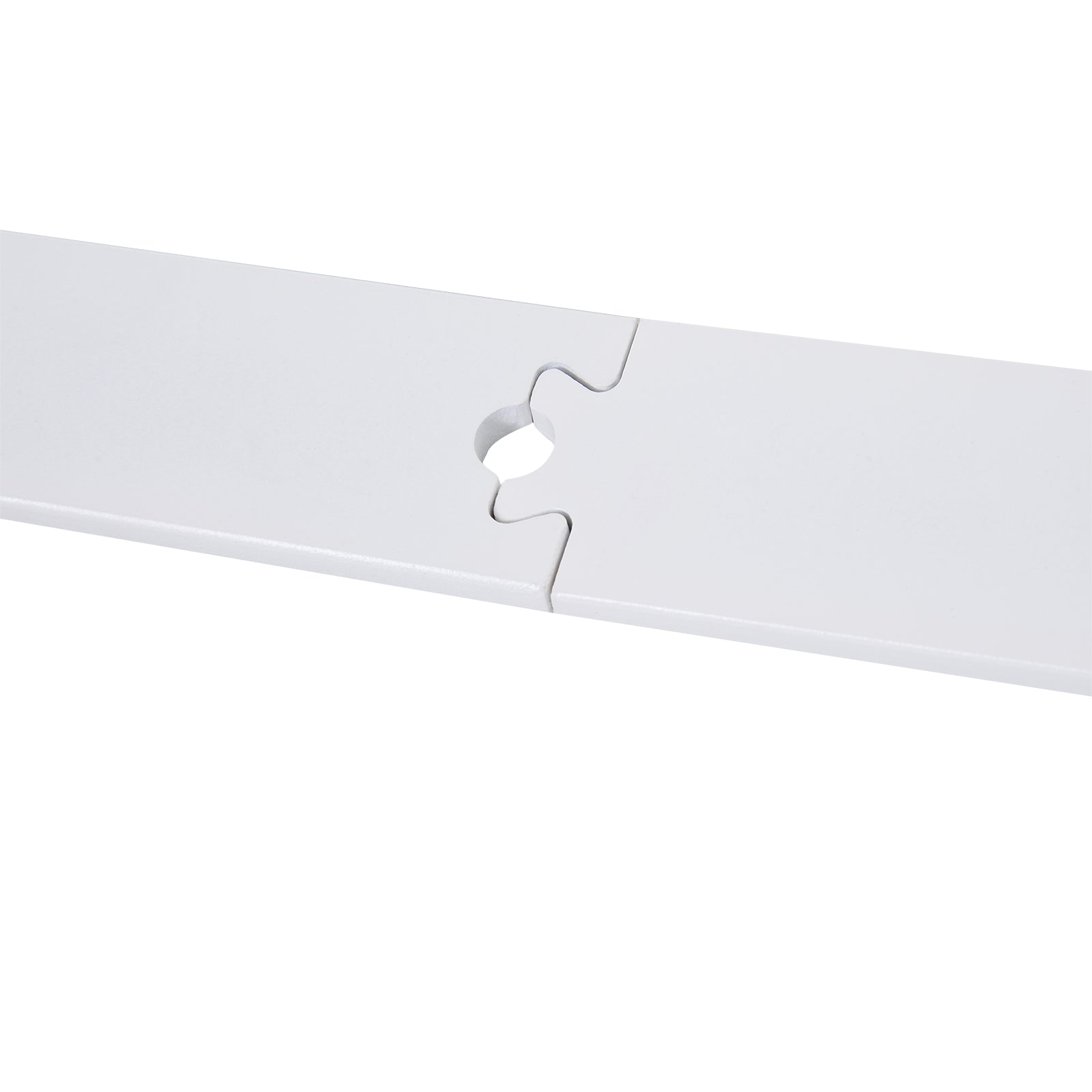 6' Rustic Interior Sliding Barn Door Mounting Hardware Kit - White