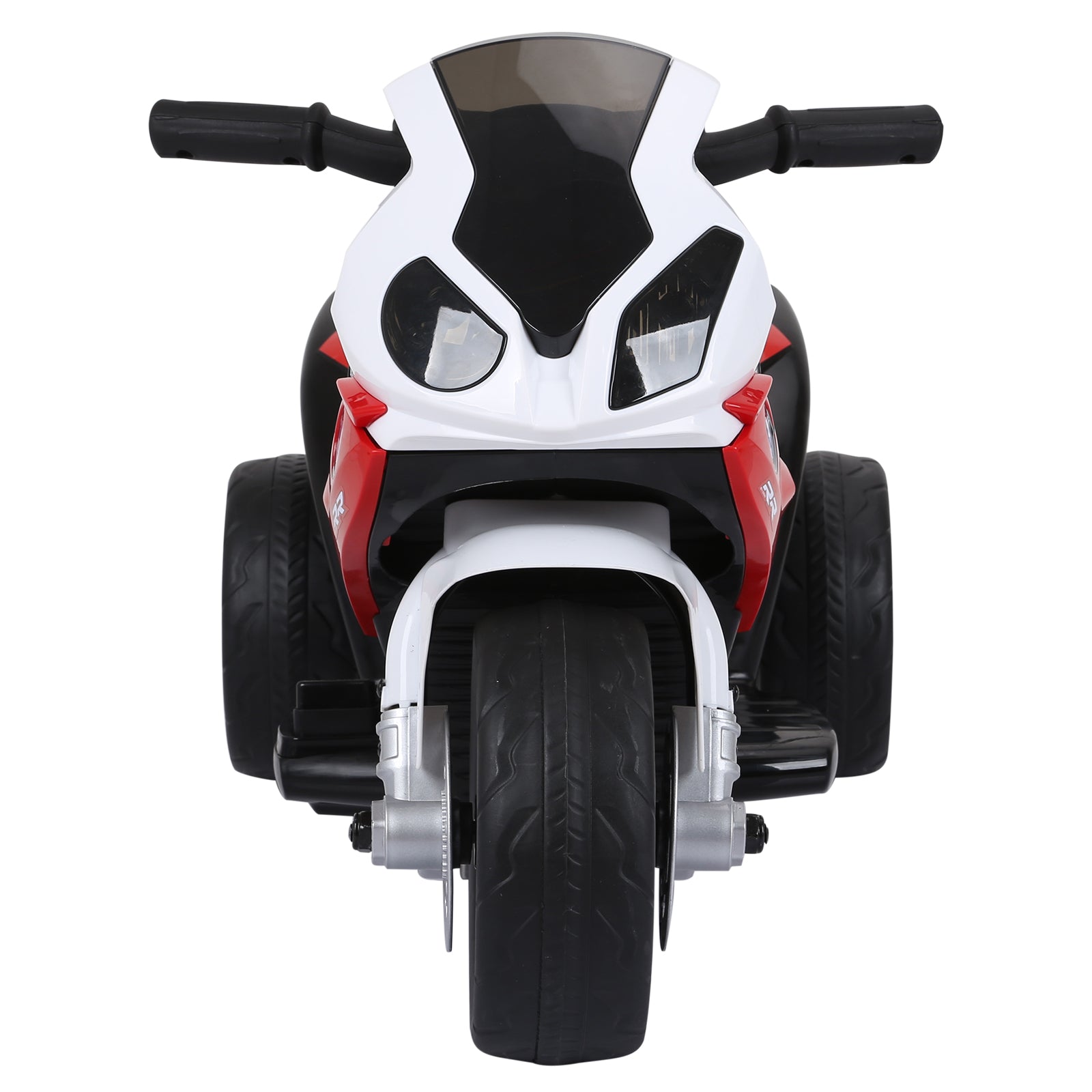 6V 3 Wheeled Electric Motorcycle, Kids Motorcycle Licensed BMW with Headlight, Music, Red