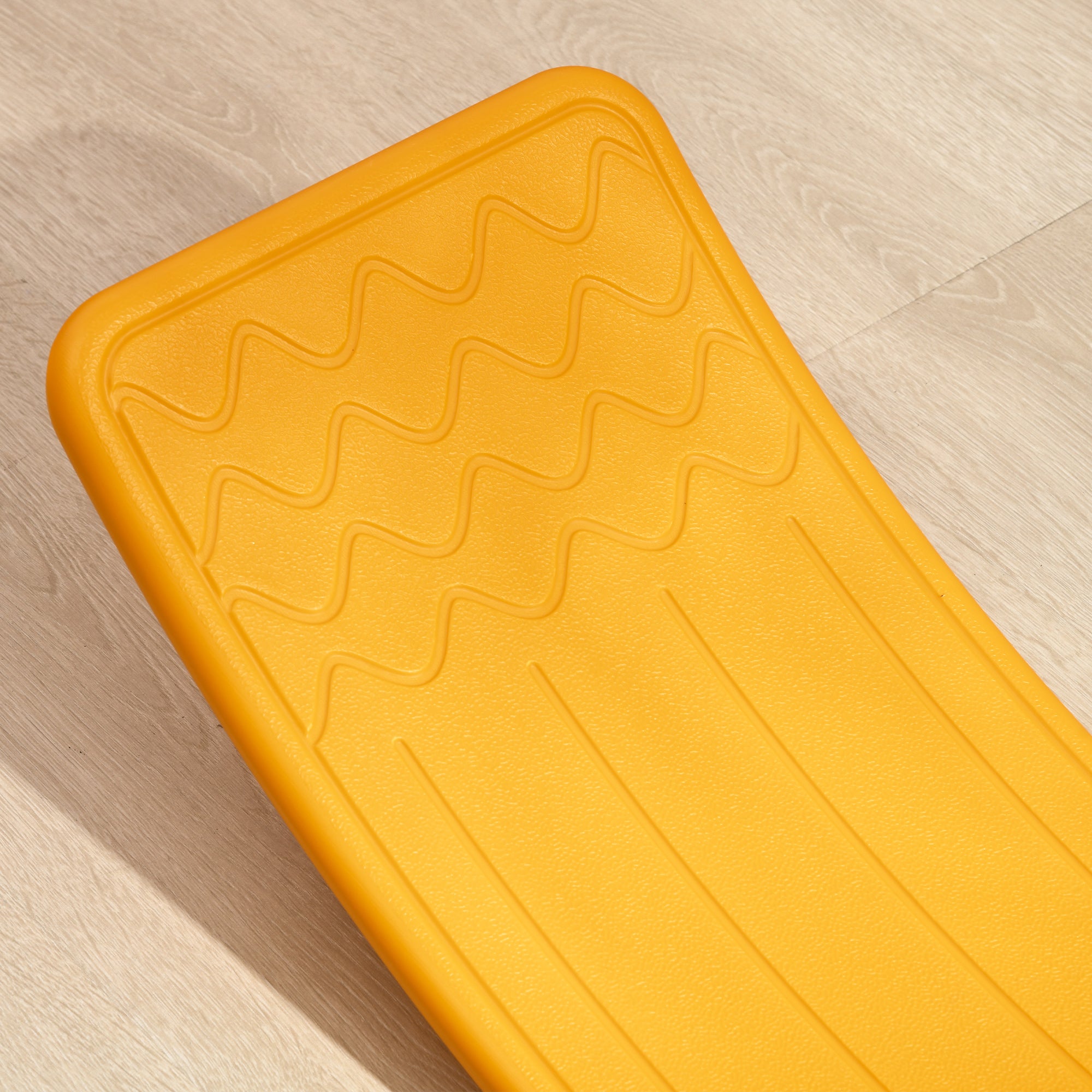 32.3" Balance Board, Wobble Board for Kids & Toddlers, Montessori Waldorf Toy for Ages 3-6 Years Old, Orange