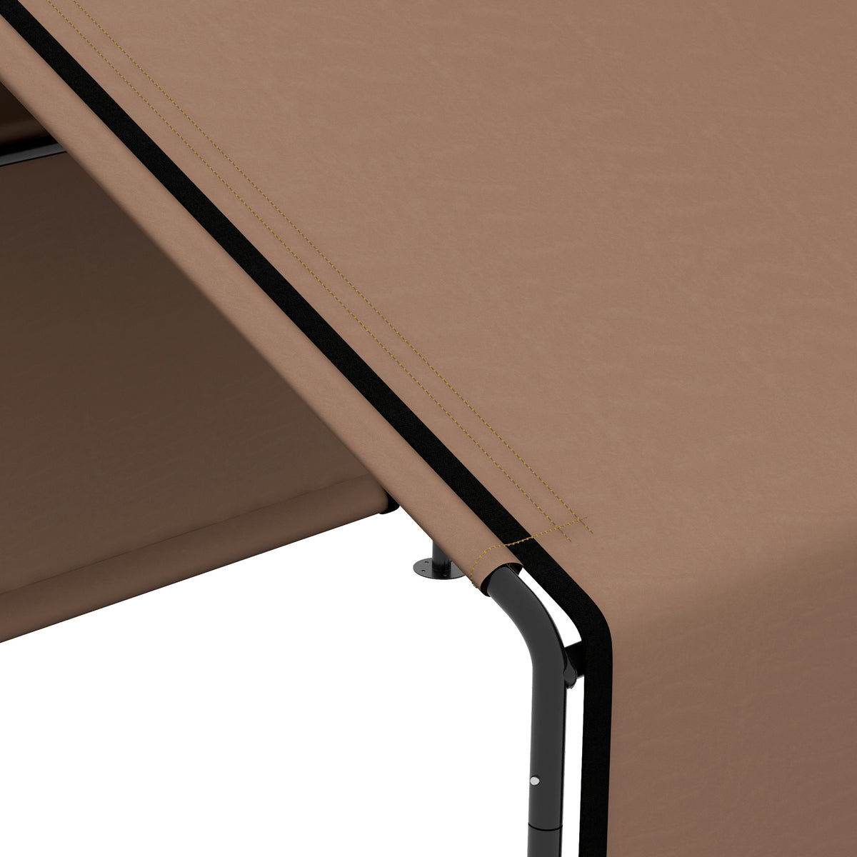 Portable Dog Tent Water Resistant for Outdoor Shade Protection, Brown