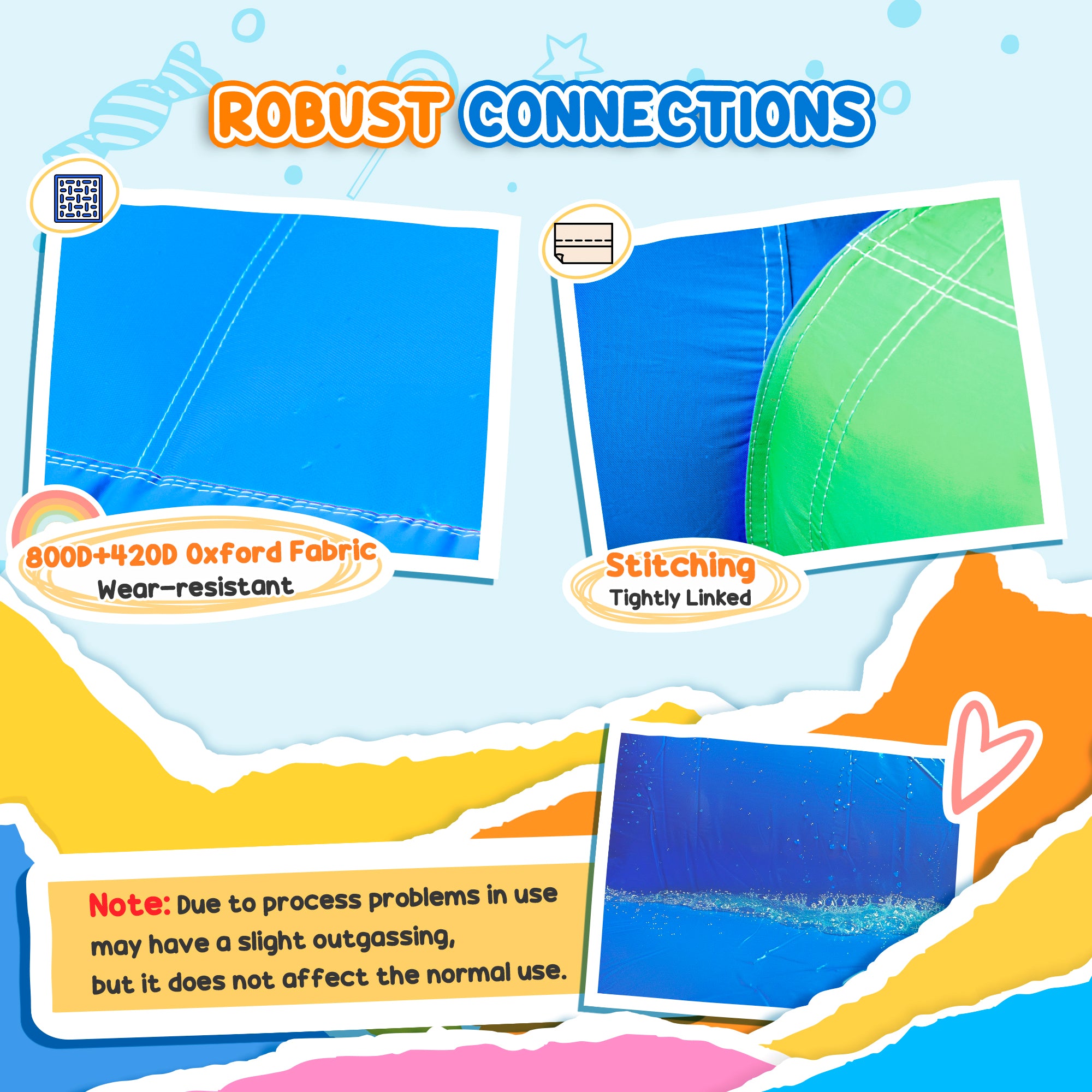 Kids Bounce House Inflatable Slide with Splash Pool, Water Cannon, Climbing Wall, Inflator Included, 6 in1 Bouncy Castle Kids Backyard Activity Outdoor Water Play Toy