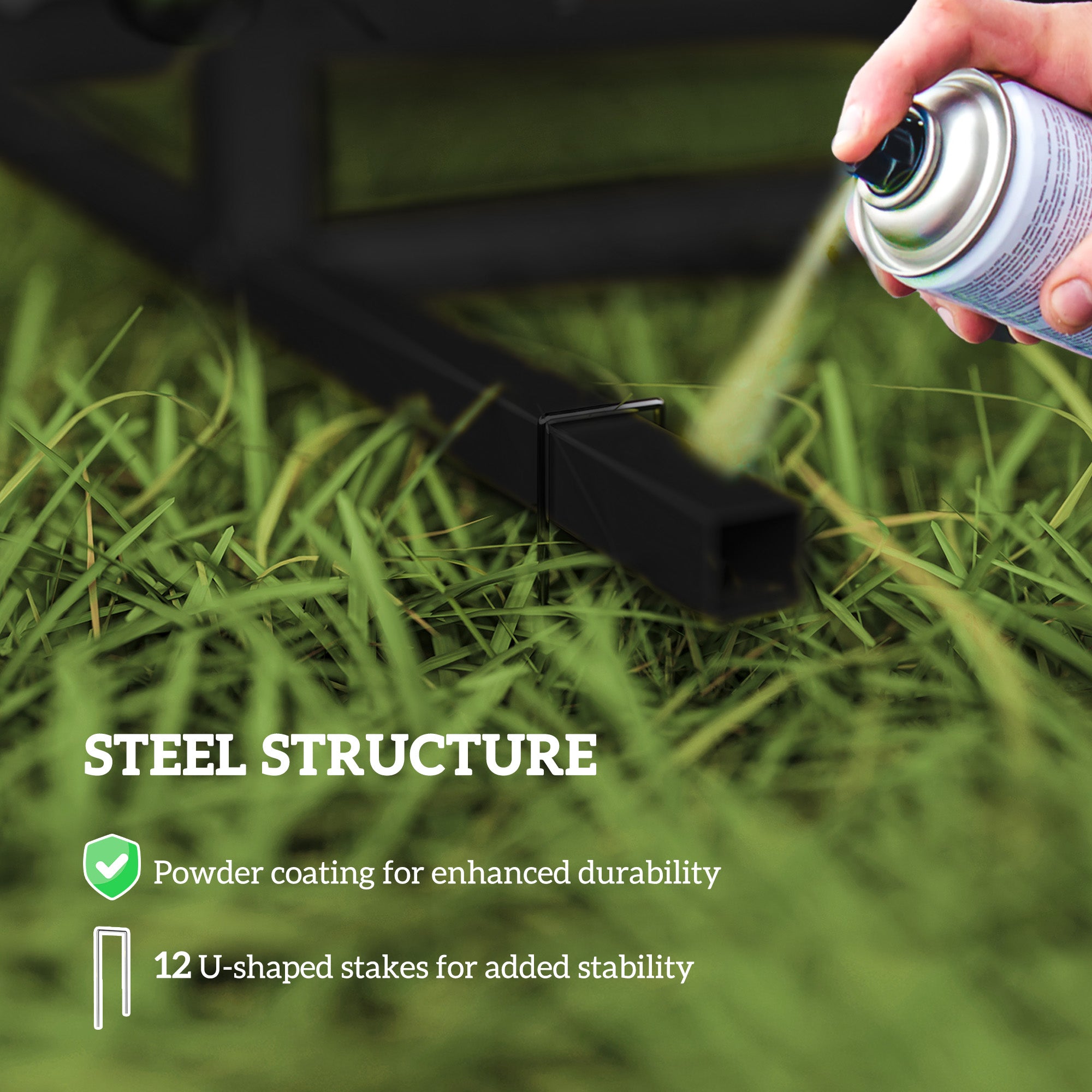 Metal Arch Backdrop Stand Set of 3, 7/6.5/6 ft Wedding Arch Frame, Balloon Backdrop Arch Stand Set for Birthday Party, Bridal Shower, Graduation, Ceremony, Banquet Decorations, Black - Black - Image 5