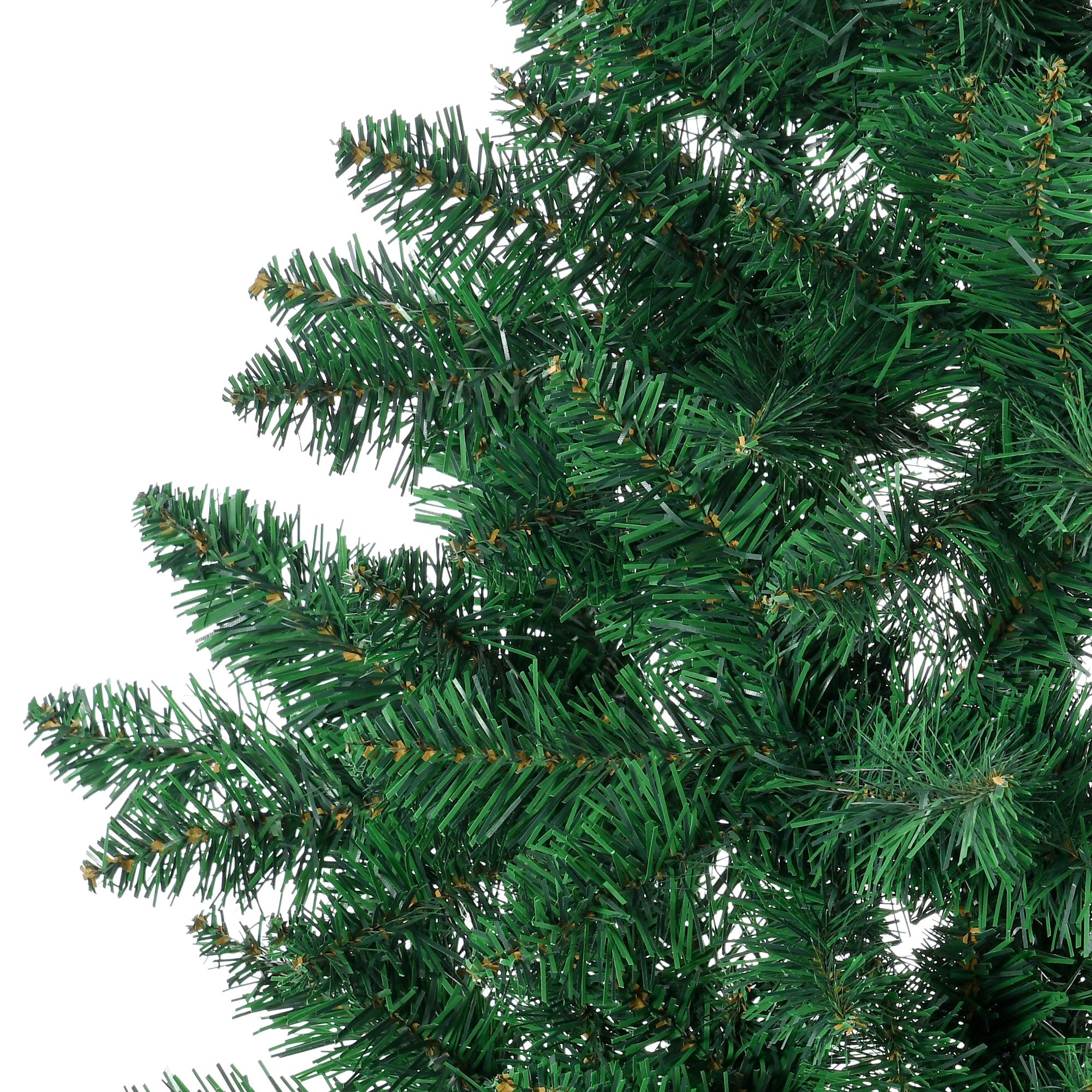 5' Artificial Half Christmas Trees with Auto Open, Steel Base, for Indoor Xmas Décor