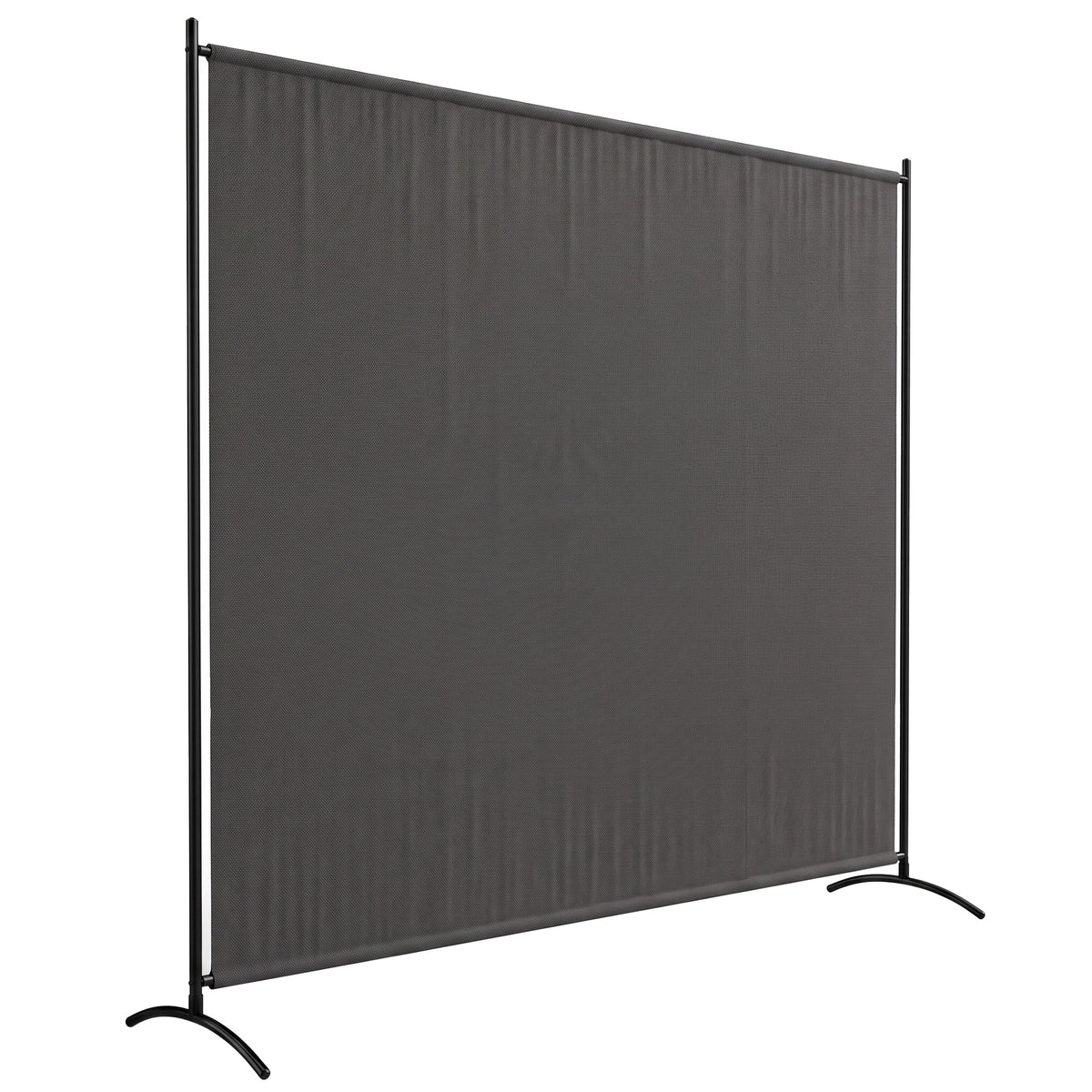 Outdoor Privacy Screen, 5.9FT Tall Room Divider with UPF30+ Protection, Freestanding Privacy Panel, Dark Gray