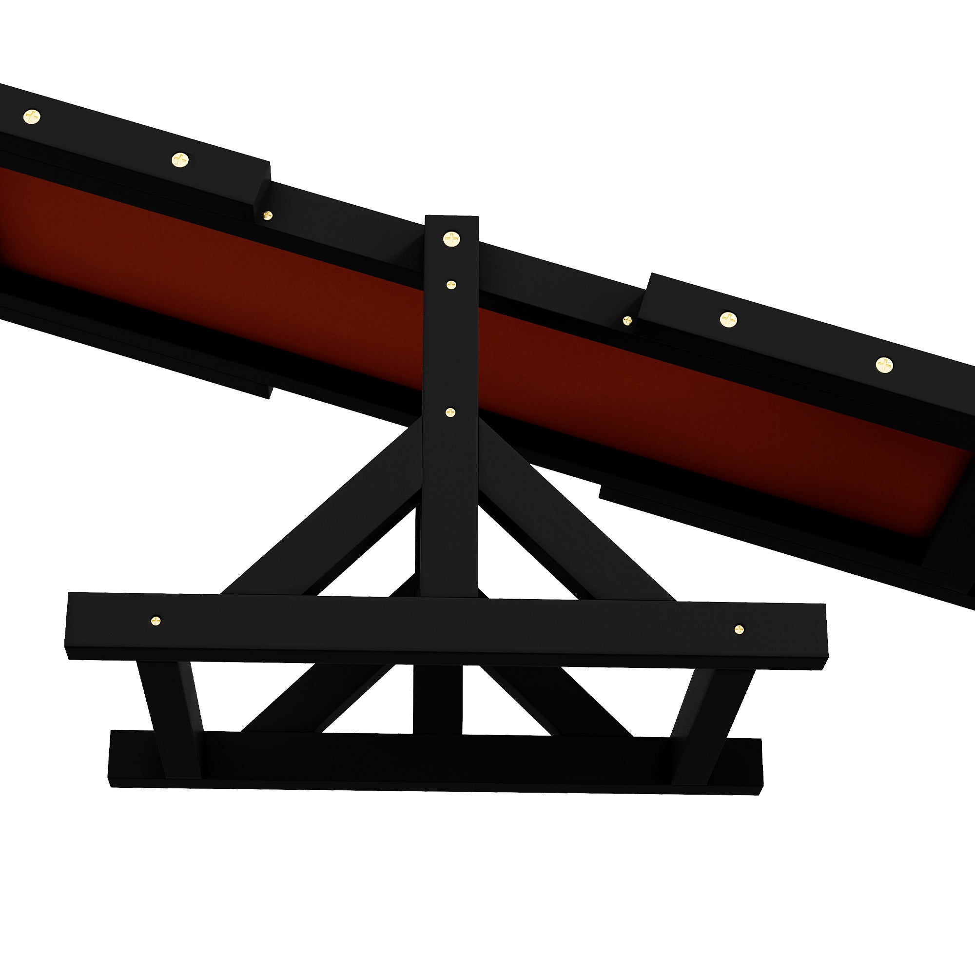 Wooden Dog Agility Seesaw for Training and Exercise, Black - Black - Image 8
