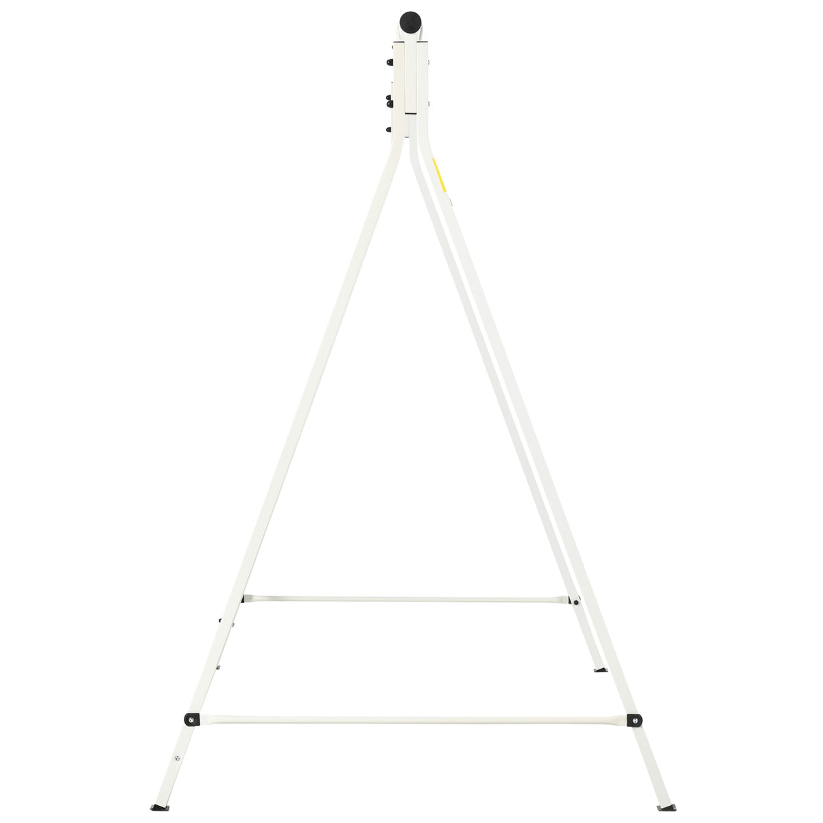 Metal Porch Swing Stand, Heavy Duty Swing Frame, Hanging Chair Stand Only, 528 LBS Weight Capacity, for Backyard, Patio, Lawn, Playground, White