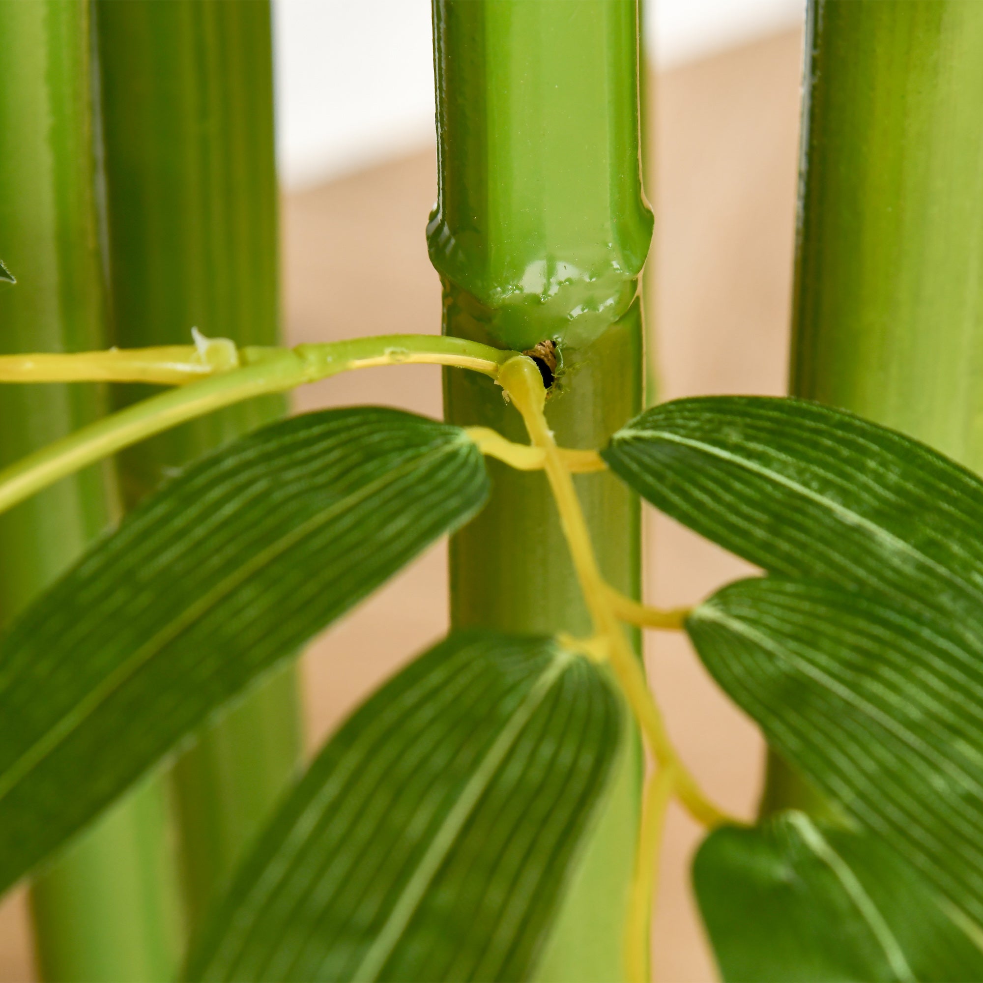 4.5FT Artificial Bamboo Tree, Decorative Faux Plant in Nursery Pot for Indoor or Decor
