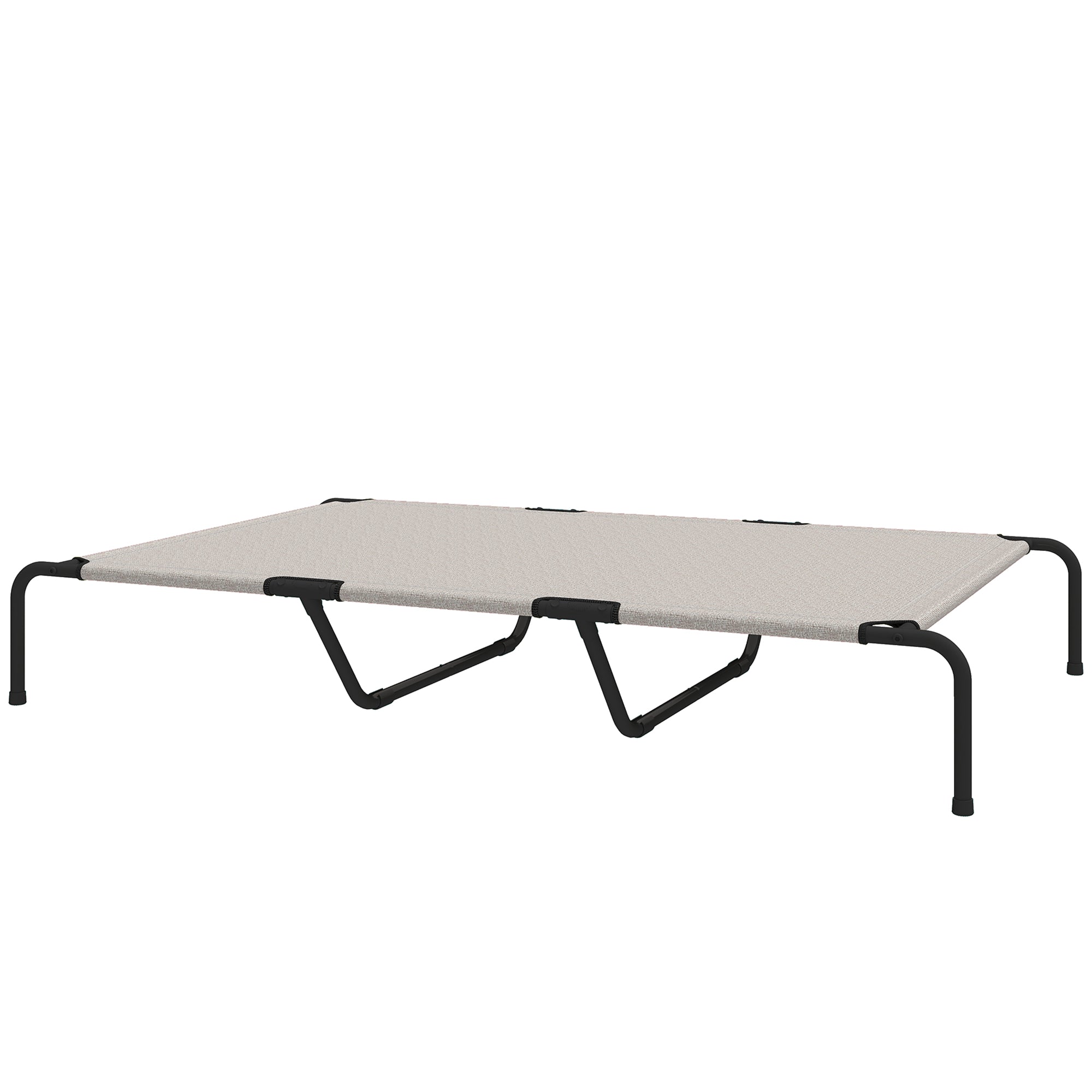 Elevated Dog Bed for Large Breeds Beige 60"L - Beige