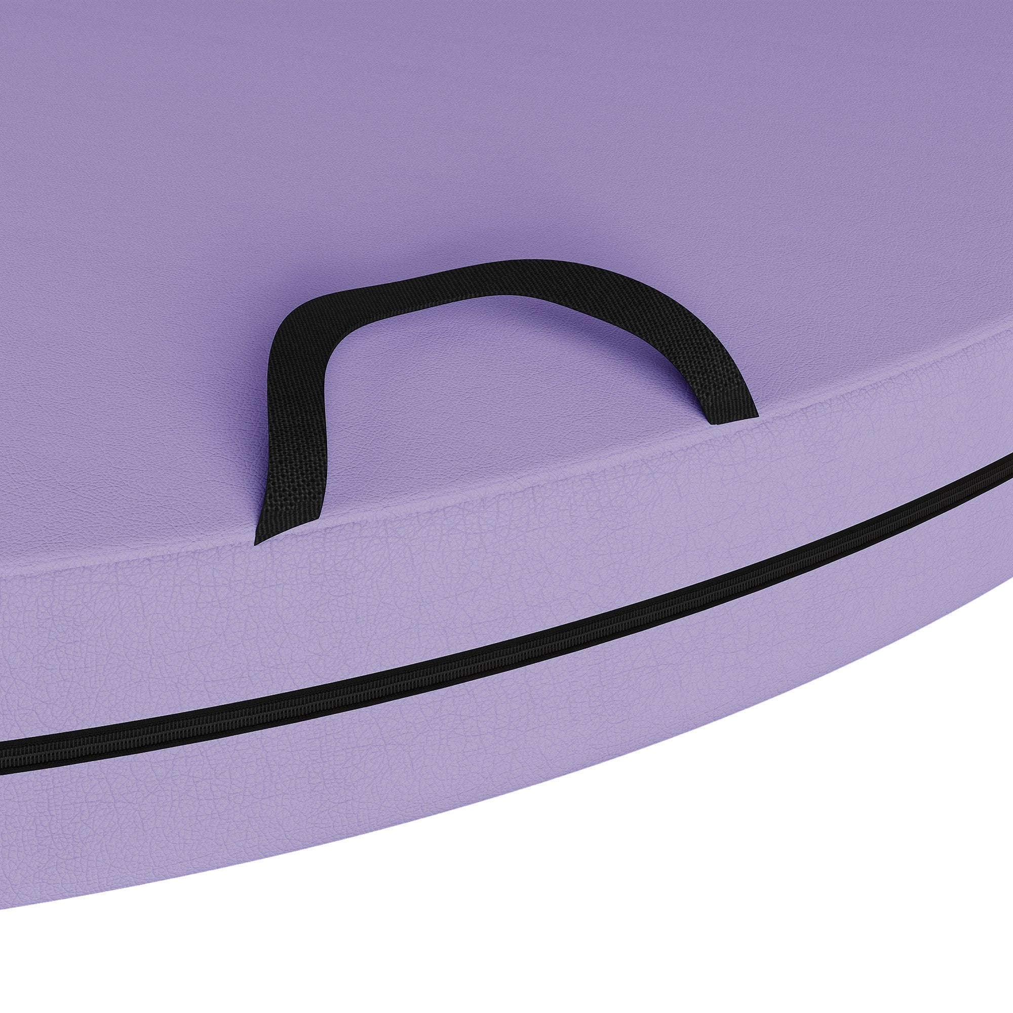 Foldable Crash Mat, Pole Padding with Carrying Handles and EPE Foam for Dance Training and Exercise, Purple