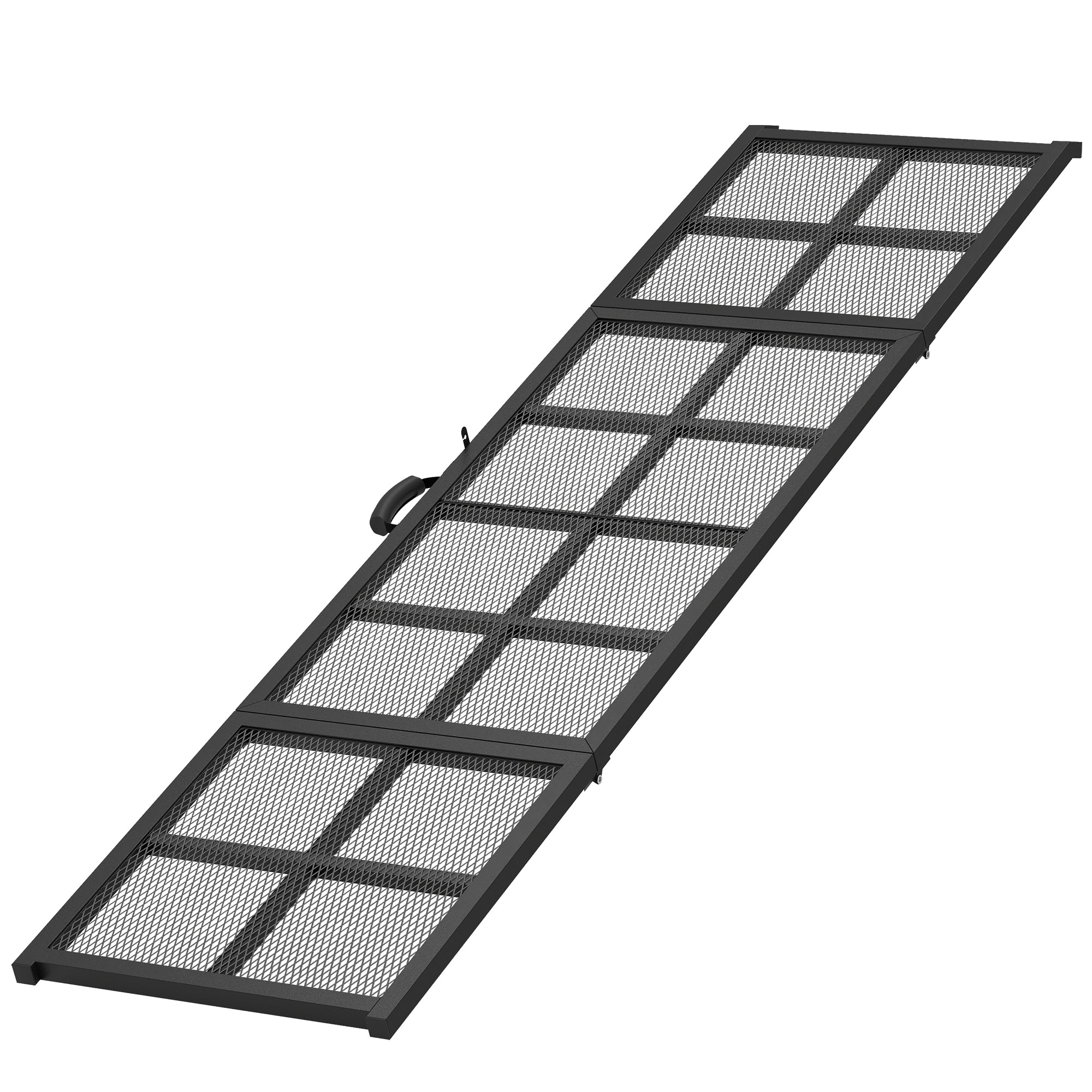 Dog Car Ramp, 75" x 20" Extra Long and Wide, Non-Slip Surface, Folding Portable Pet Ramp for Large, Small & Senior Dogs - Black