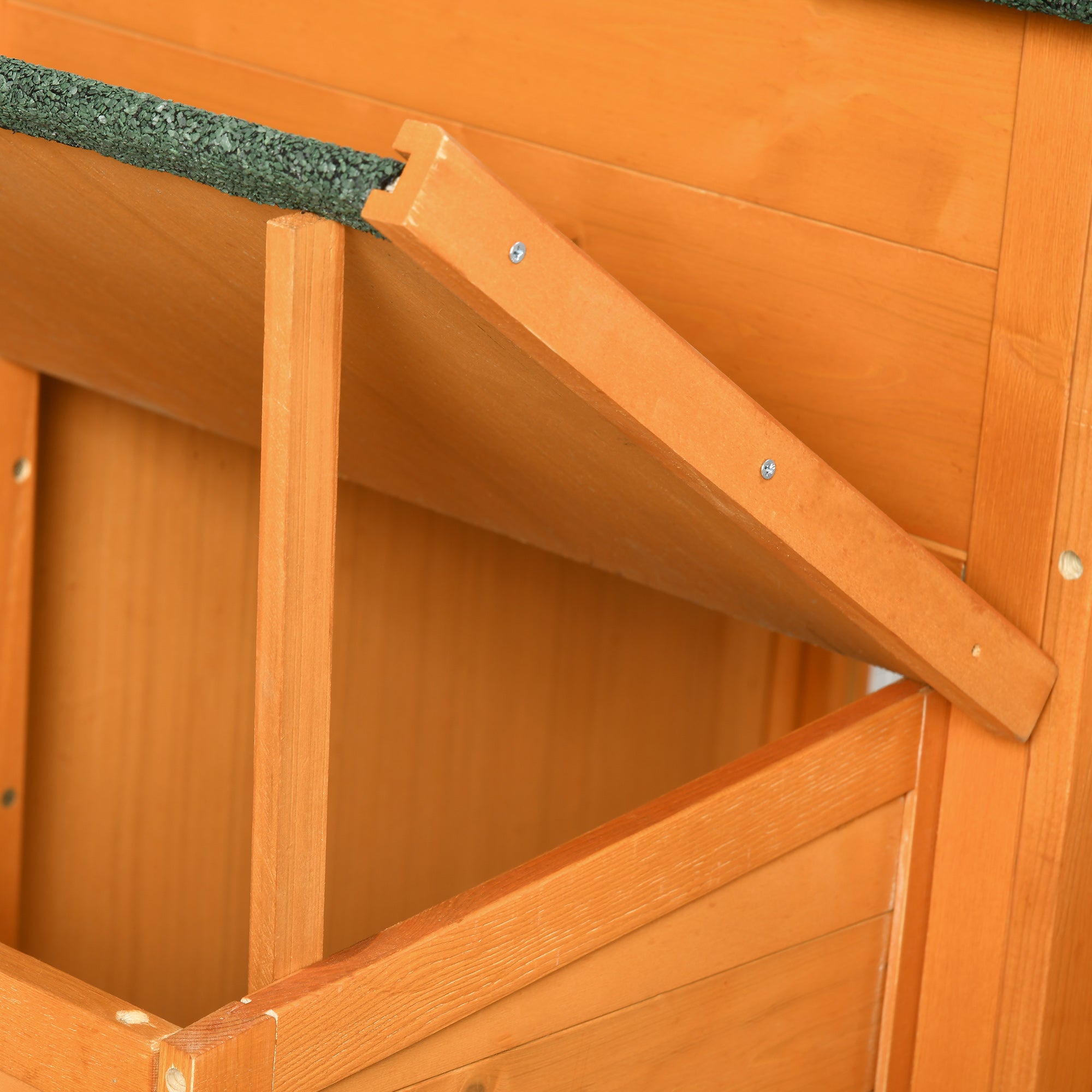 Extra Large Run Included Chicken Coop with Removable Tray Orange - Orange - Image 8