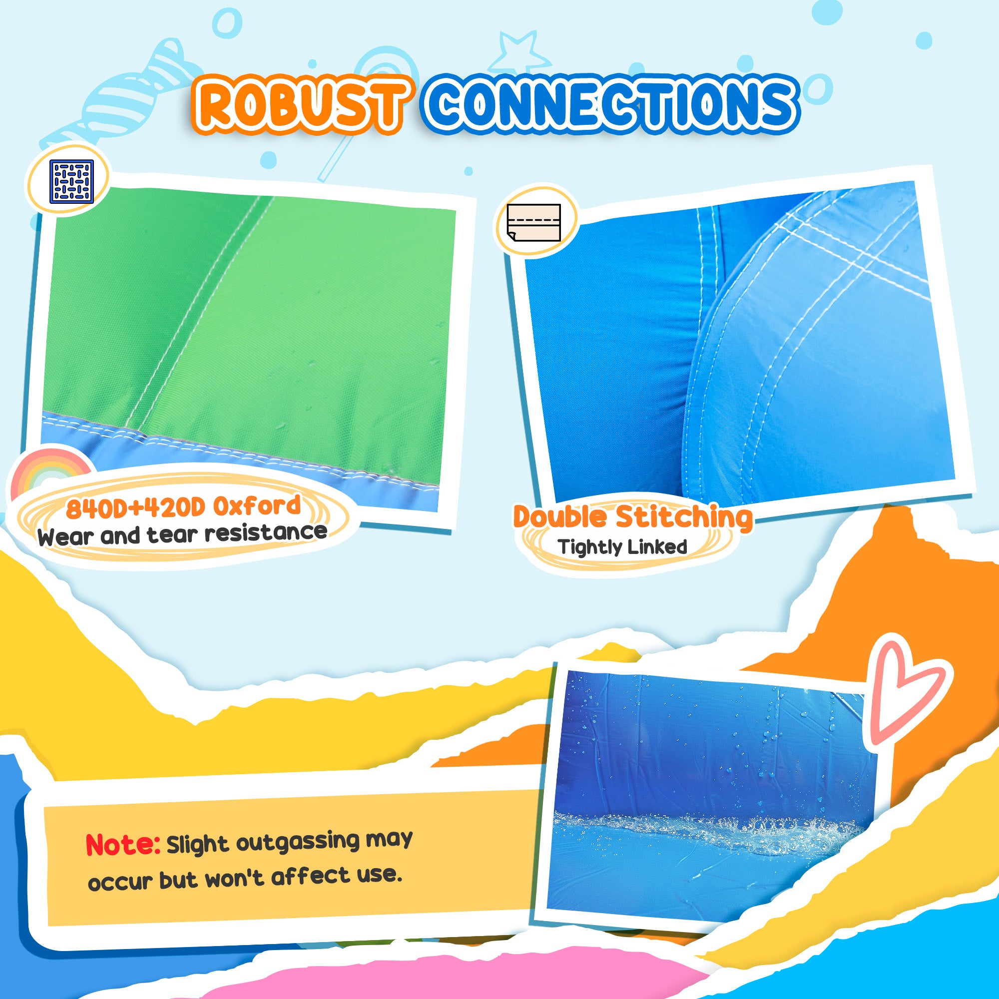 4 in 1 Inflatable Bounce House with Slide, Basketball Hoop, Ball Pit, 370W Blower, Storage Bag, 163" x 81" x 75"