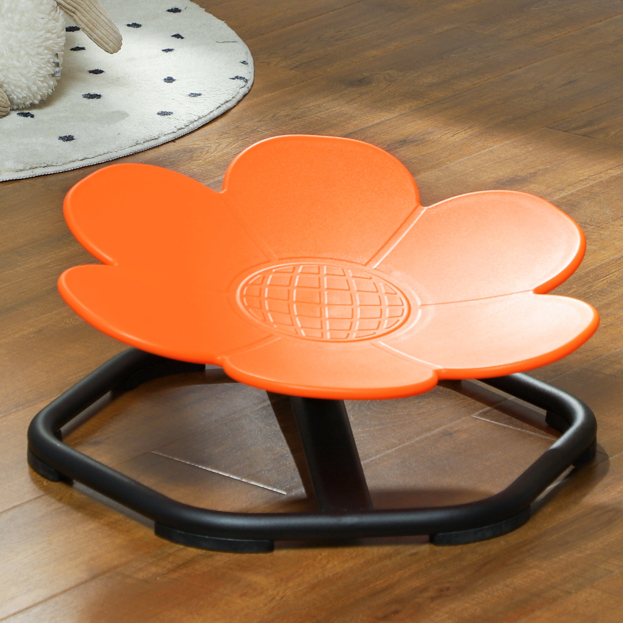 Sensory Spinning Chair for Autism, Kids, Training Body Balance & Coordination, Orange