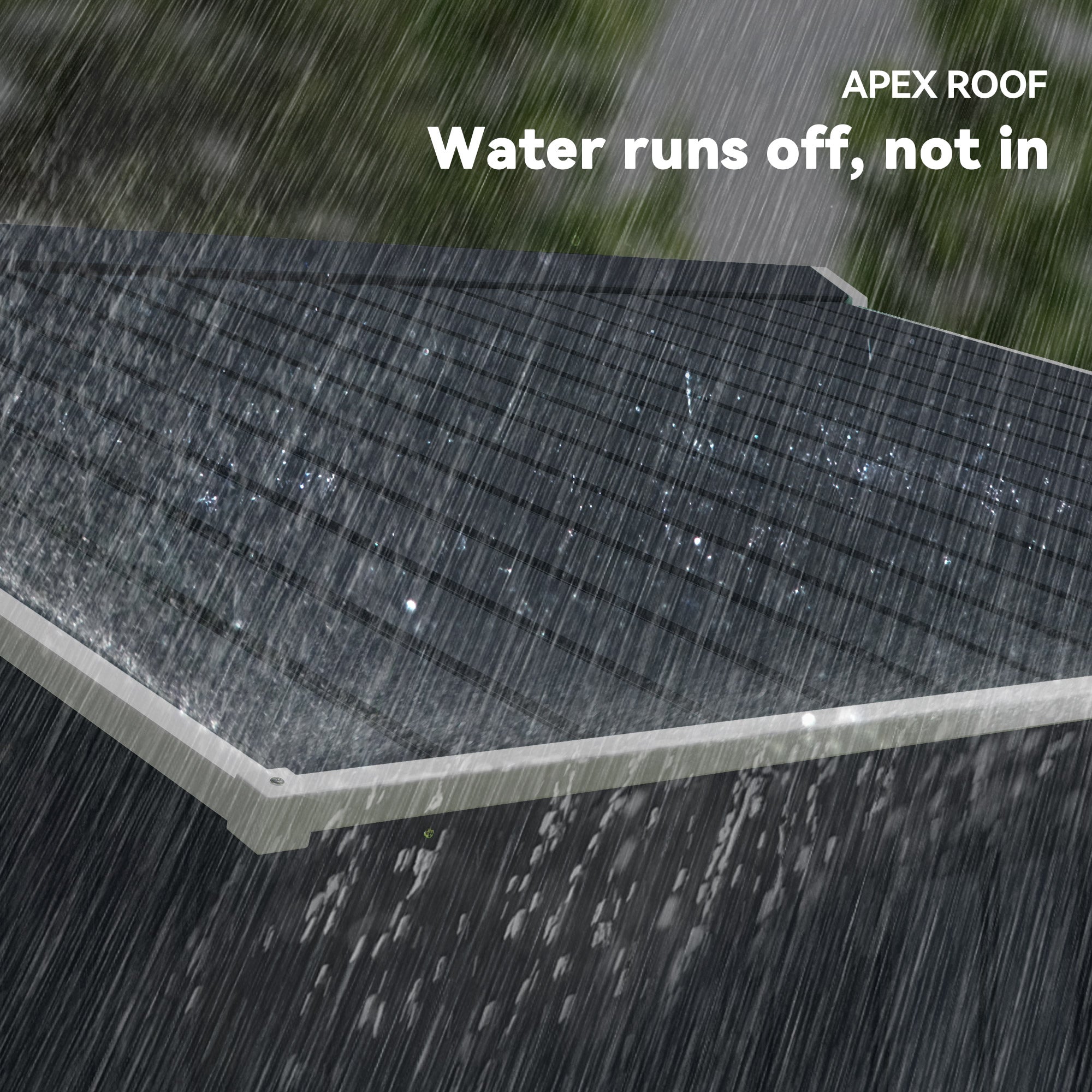 9' x 6' Outdoor Storage Shed, Garden Tool Metal Shed with Foundation Kit, Dark Gray - Dark Gray - Image 7