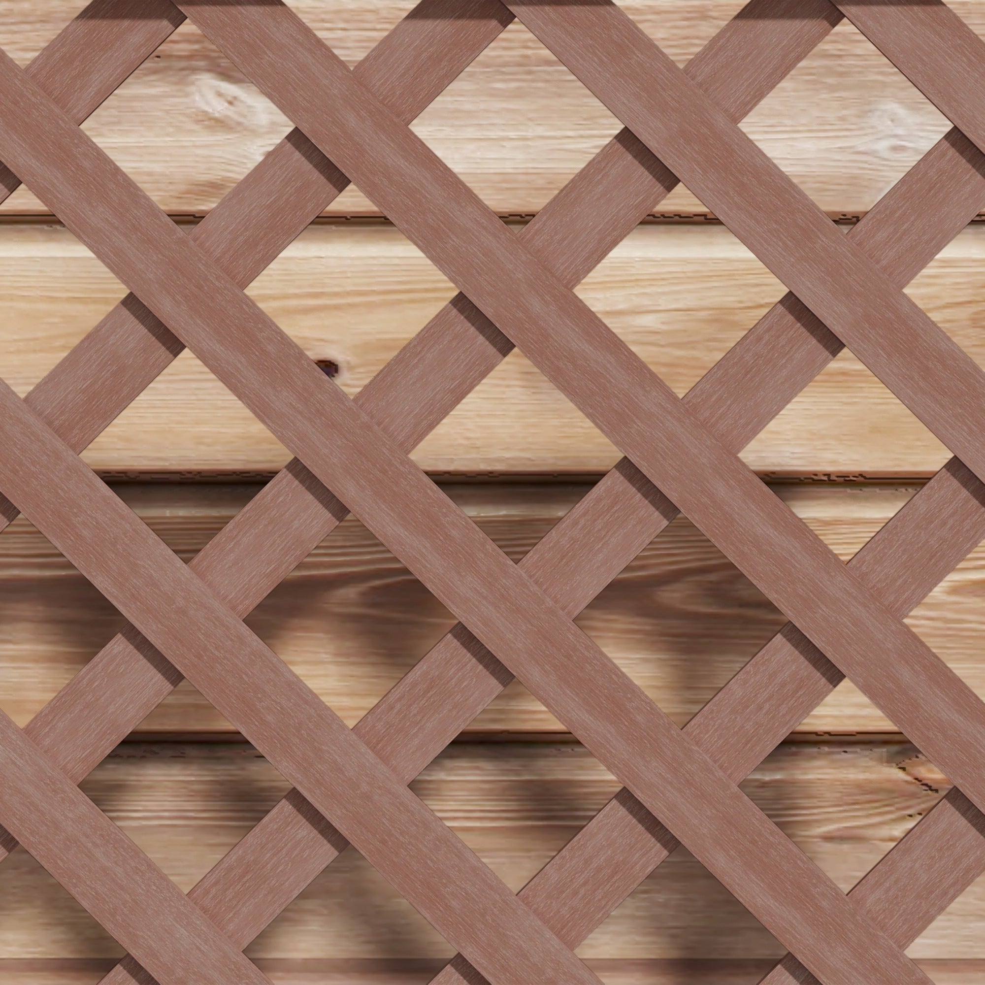 Trellis Planter Box for Climbing Plants, Raised Garden Bed w/ Trellis Lattice for Outdoor Garden, Backyard, Brown - Light Brown - Image 7