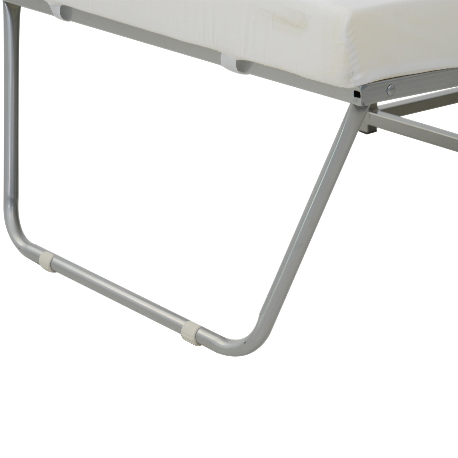 Convertible Ottoman, Guest Sleeper Bed, Gray