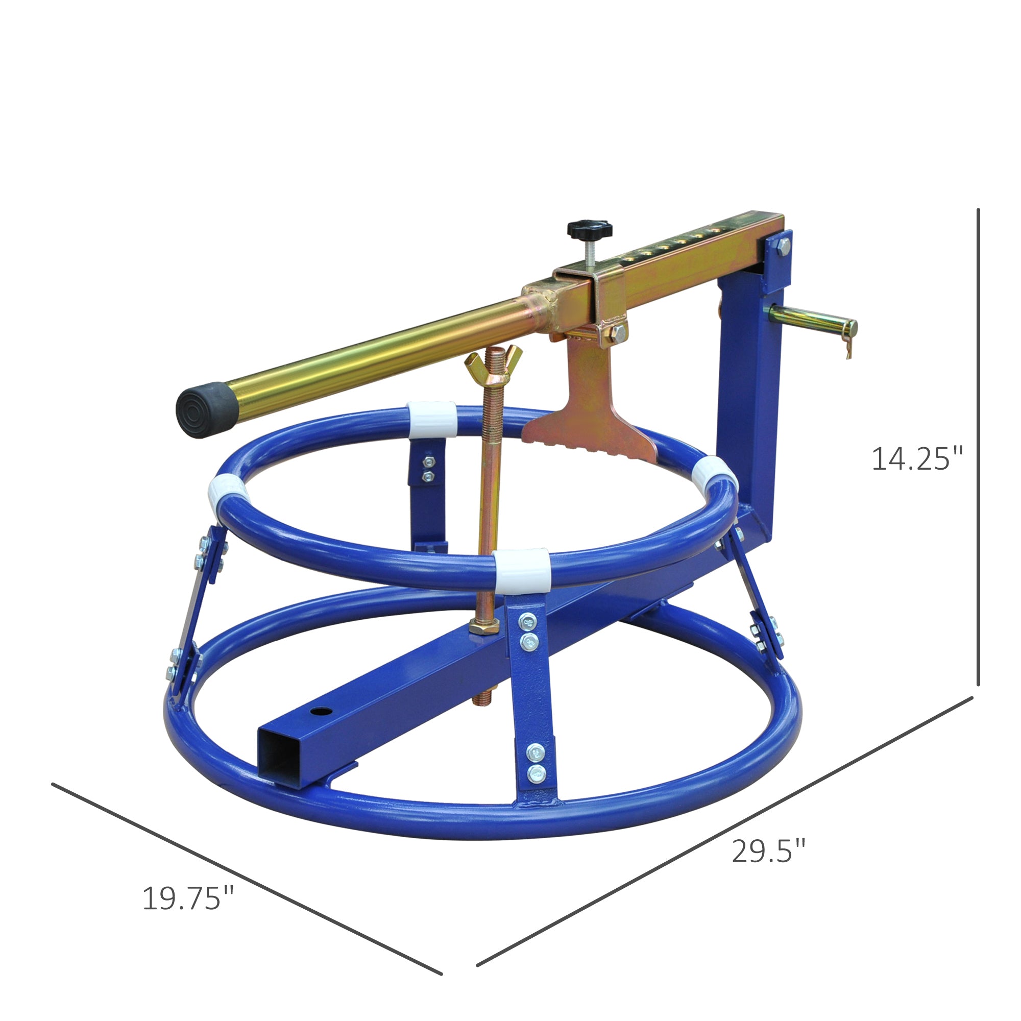 Motorcycle Tire Changer Stand with Adjustable Bead Breaker, Fit for 16-22in Tyres