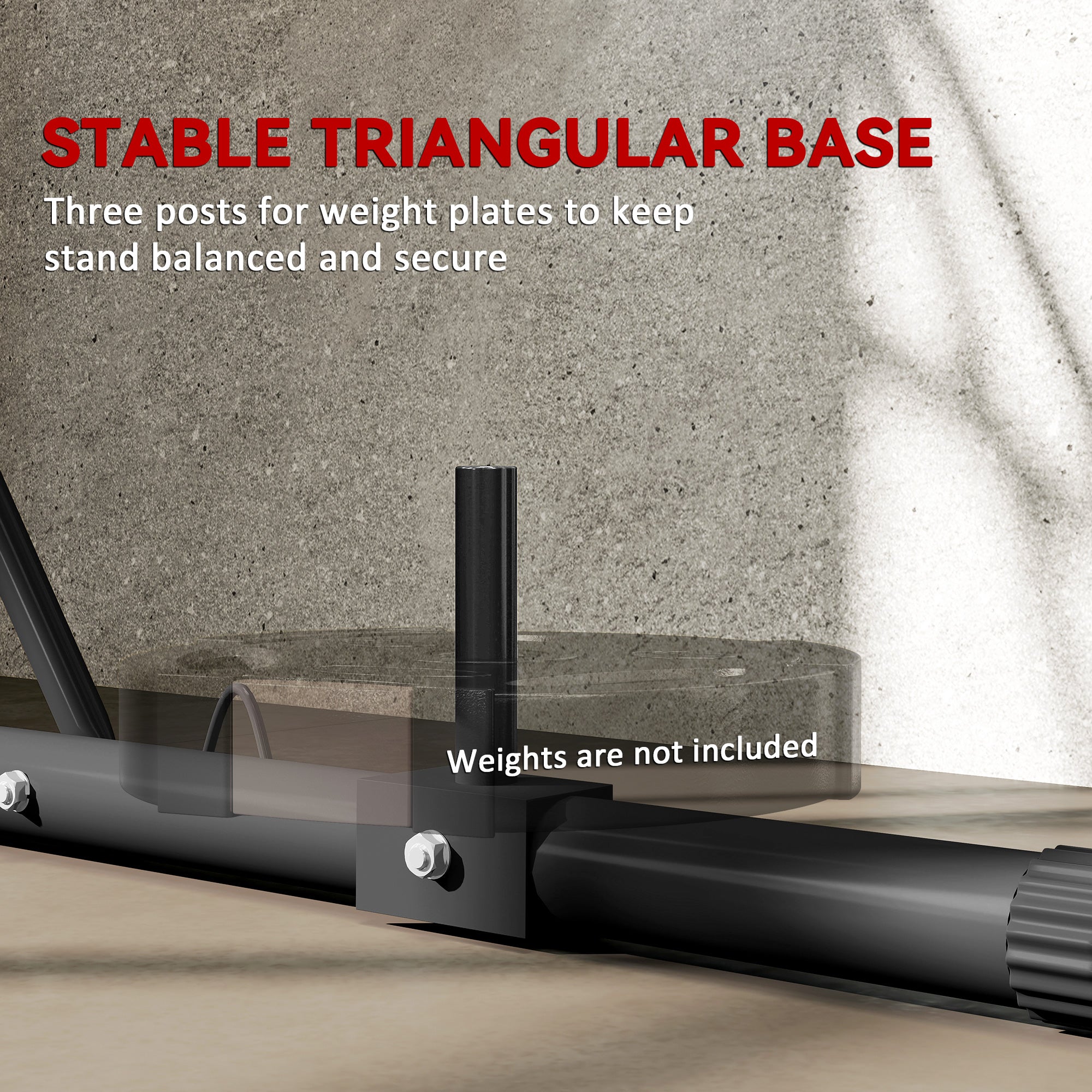 Foldable Punch Bag Stand, Height Adjustable Heavy Bag Stand with Weighted Base, Free Standing for Home Gym, Stand Only