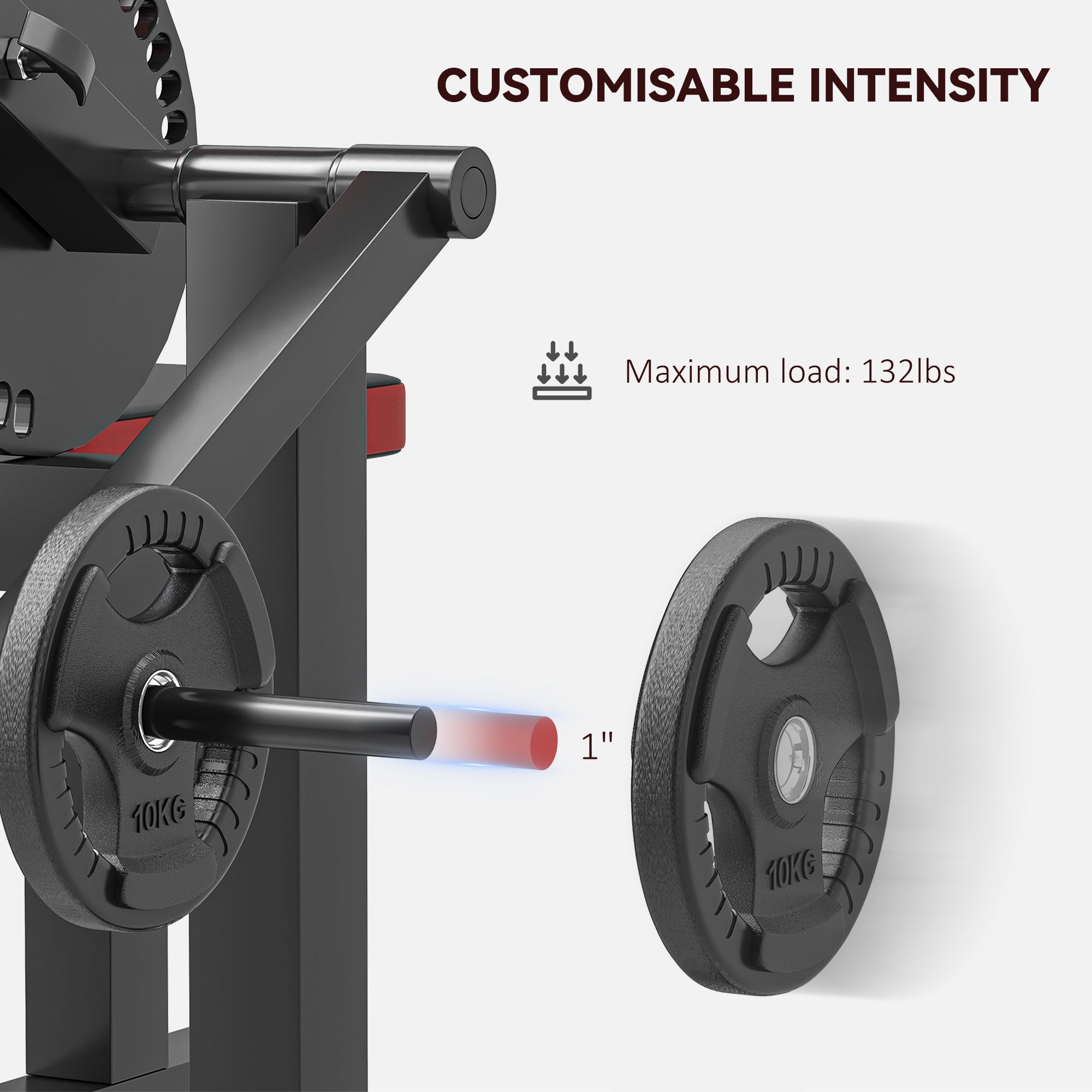 2-In-1 Bicep Preacher Curl Bench Bicep Curl Machine with Adjustable Seat and Elbow Cushion, for Home Gym Workout