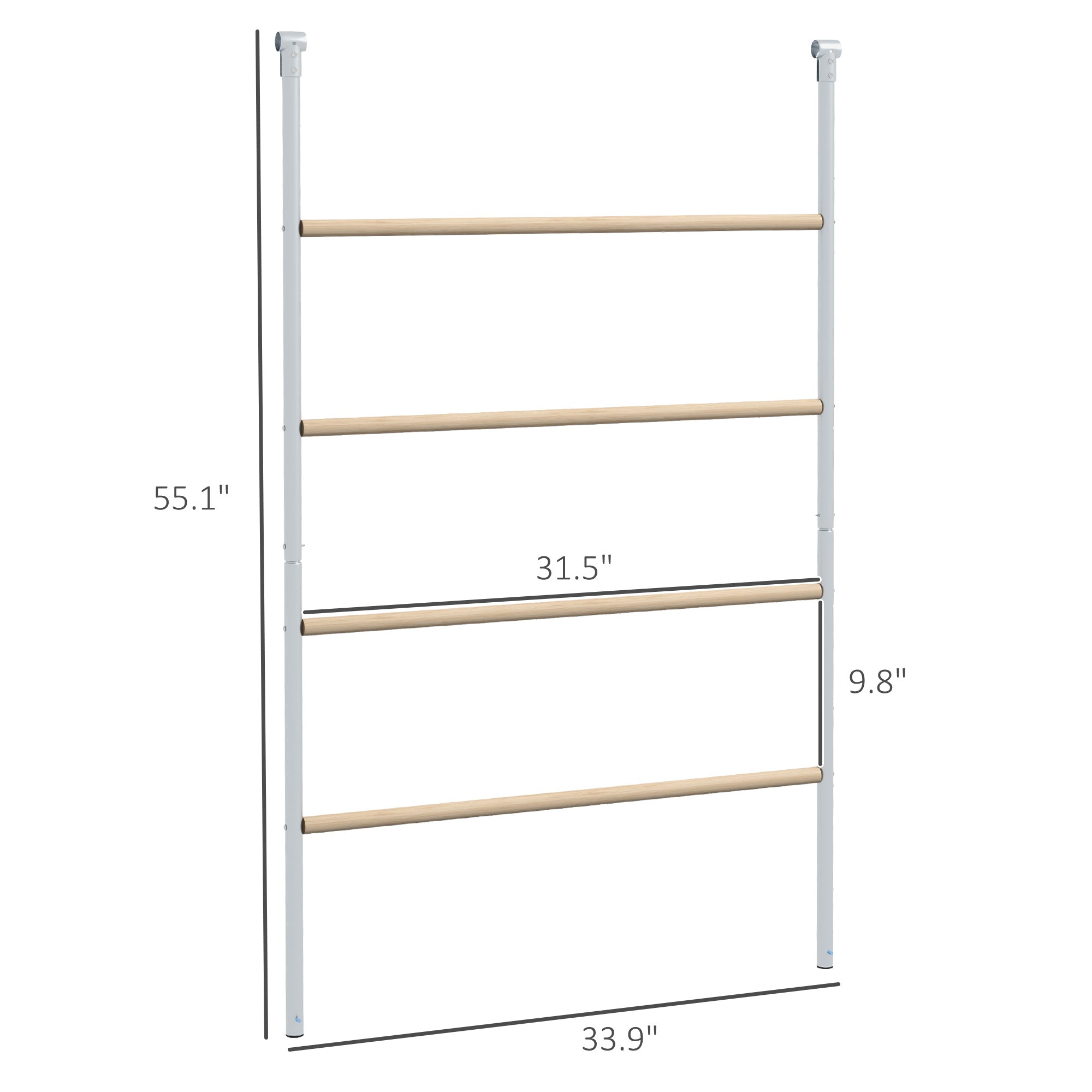 Chicken Roost for Coop, Jungle Gym Roosting Bar, 55" x 33.75" - Natural Wood - Image 3