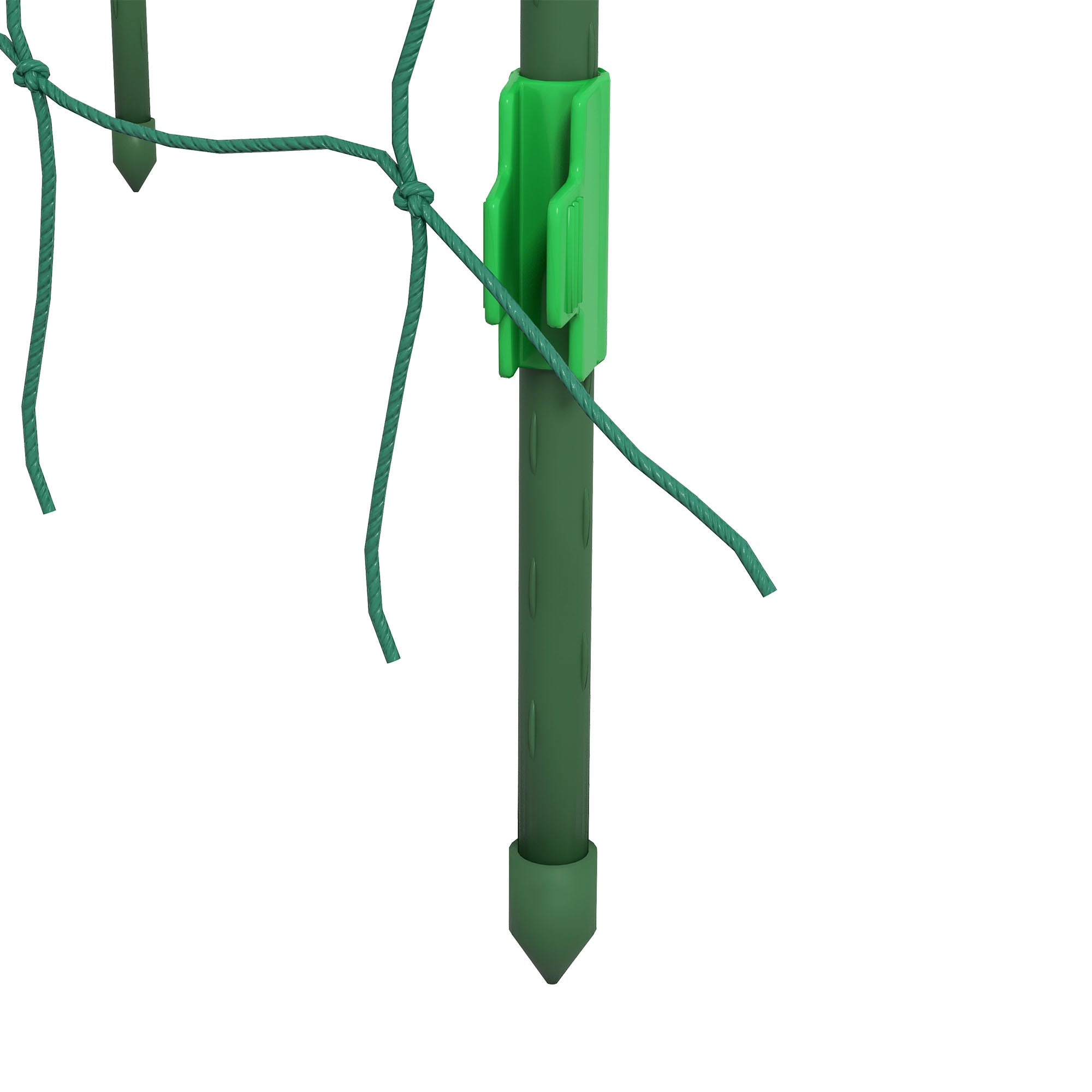 Metal Garden Trellis, Arch Trellis for Climbing Plants Outdoor, A-Frame, with Climbing Net, 17" x 72" x 72", Green - Green - Image 8