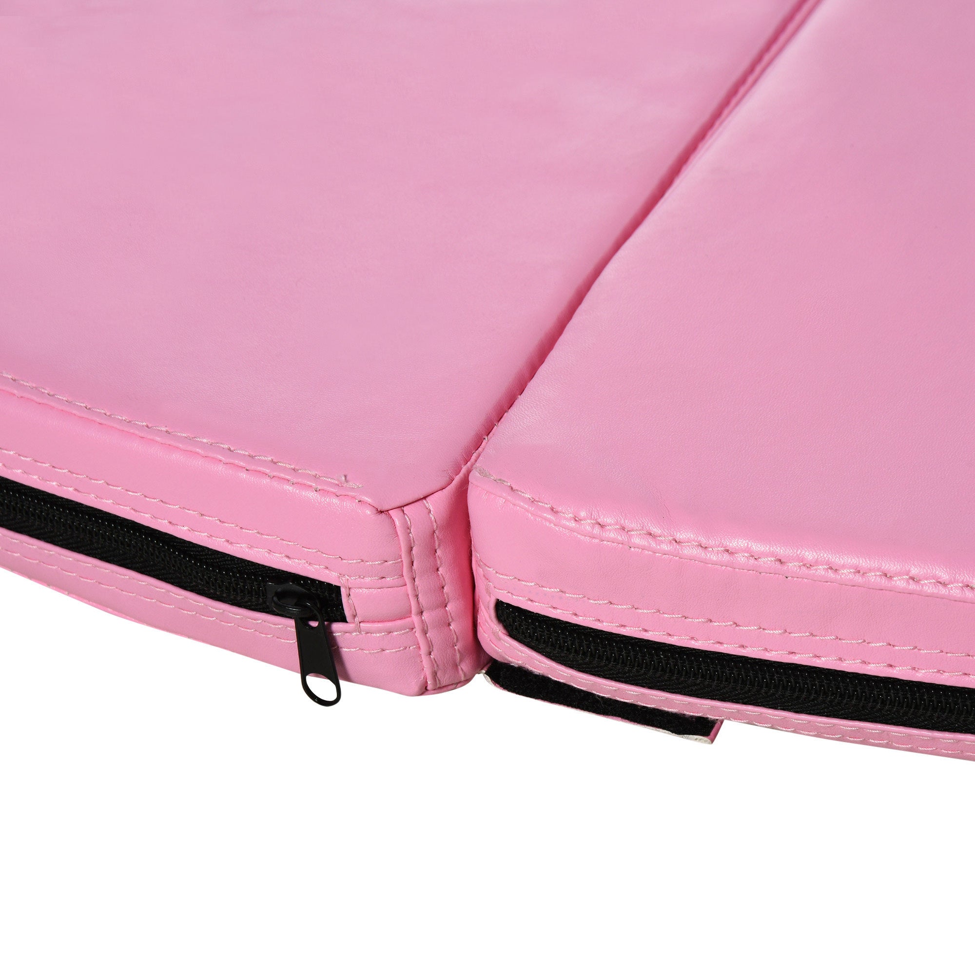 Pole Dance Mat, 2"T x 5'W Folding Pole Crash Mat for Home, Lightweight and Foldable, Pink